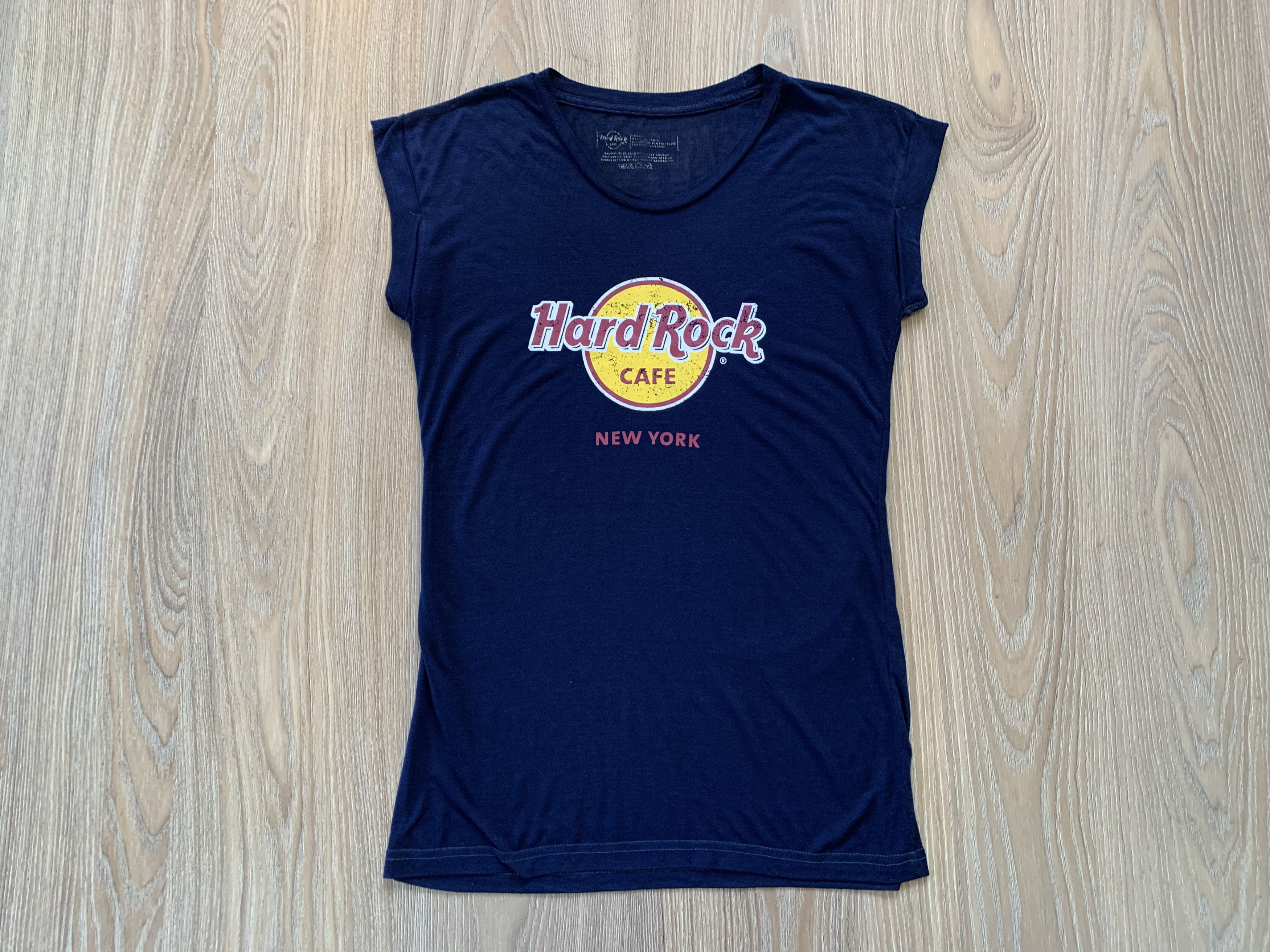 Hard Rock Cafe Women’s Hard Rock Cafe New York Navy Logo T-Shirt Size S / US 4 / IT 40 - 2 Thumbnail