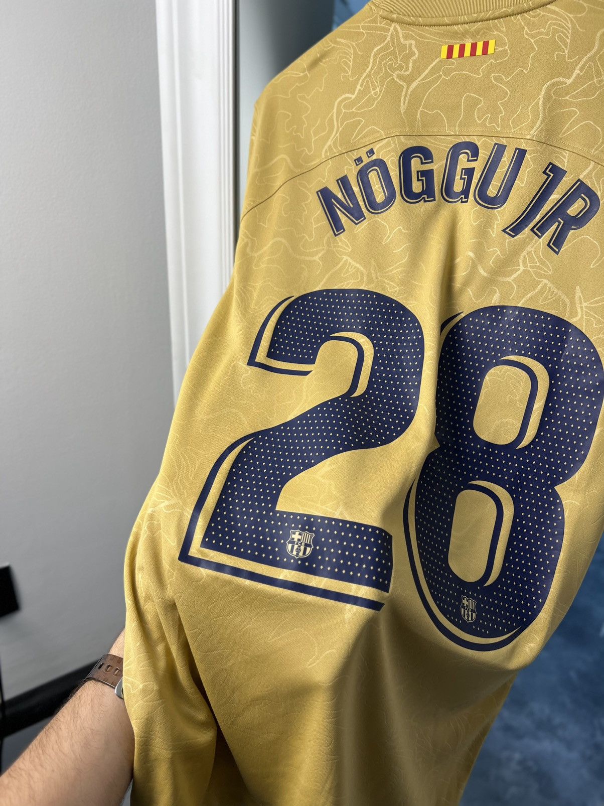Nike Nike Barcelona Away Jersey 22/23 S Nöggu Jr #28 Size US S / EU 44-46 / 1 - 10 Thumbnail