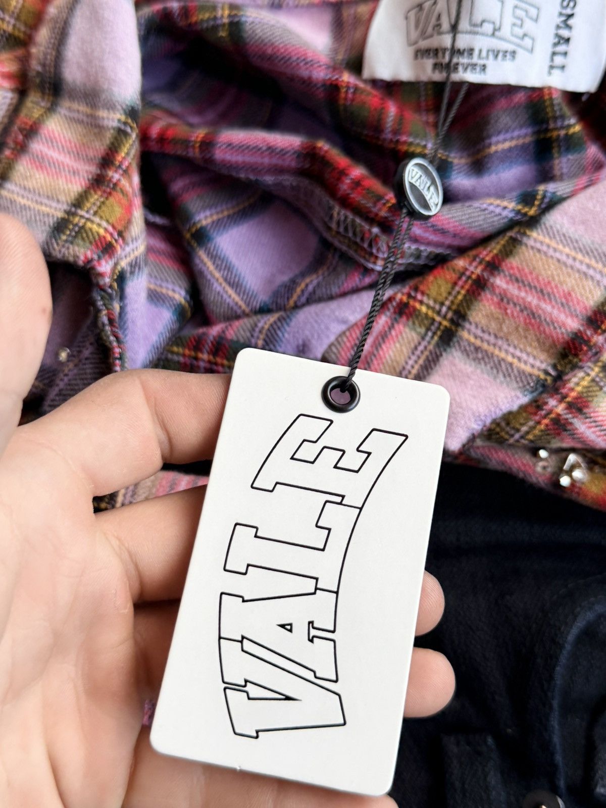 Vale Vale studded Plaid Flannel Size US S / EU 44-46 / 1 - 4 Thumbnail