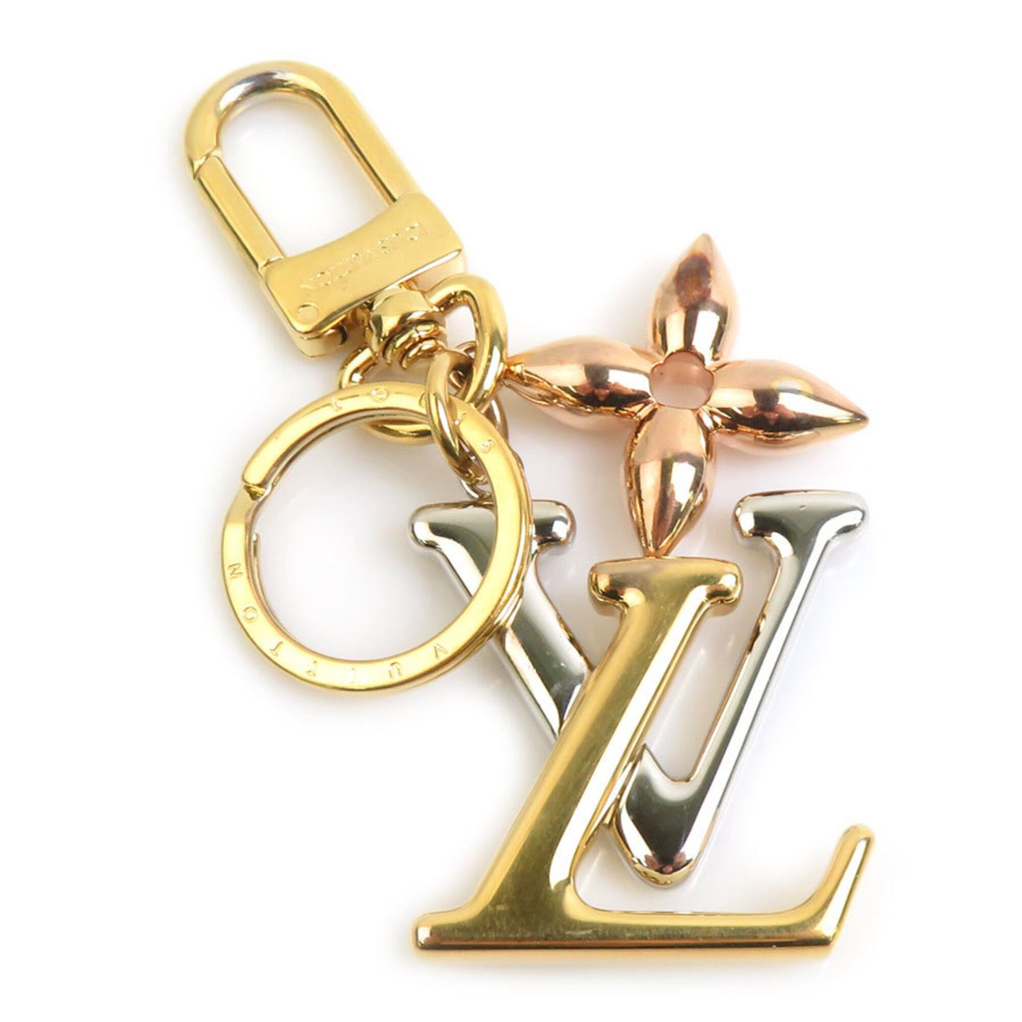 Louis Vuitton Louis Vuitton Charm Keyring Porte Clé LV New Wave Metal Gold Silver Rose Men's Women's M68449 56656k Size ONE SIZE - 1 Thumbnail