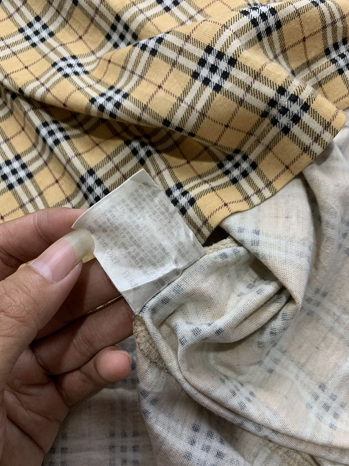 Burberry BURBERRY NOVACHECK T-Shirt Size US L / EU 52-54 / 3 - 5 Thumbnail