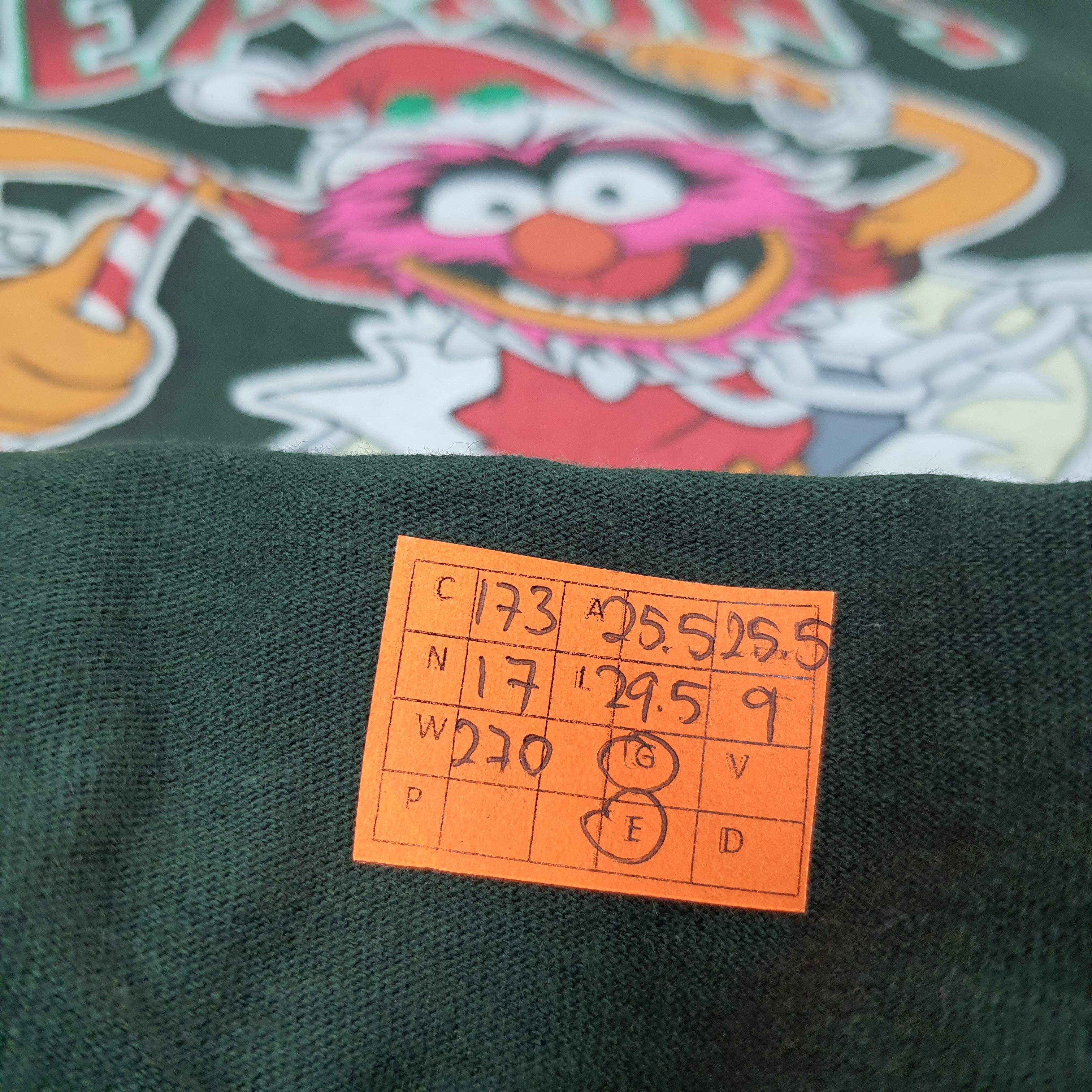 Band Tees × Cartoon Network × Vintage Vintage The Muppets Season's Beatings T-shirts Size US XXL / EU 58 / 5 - 7 Thumbnail