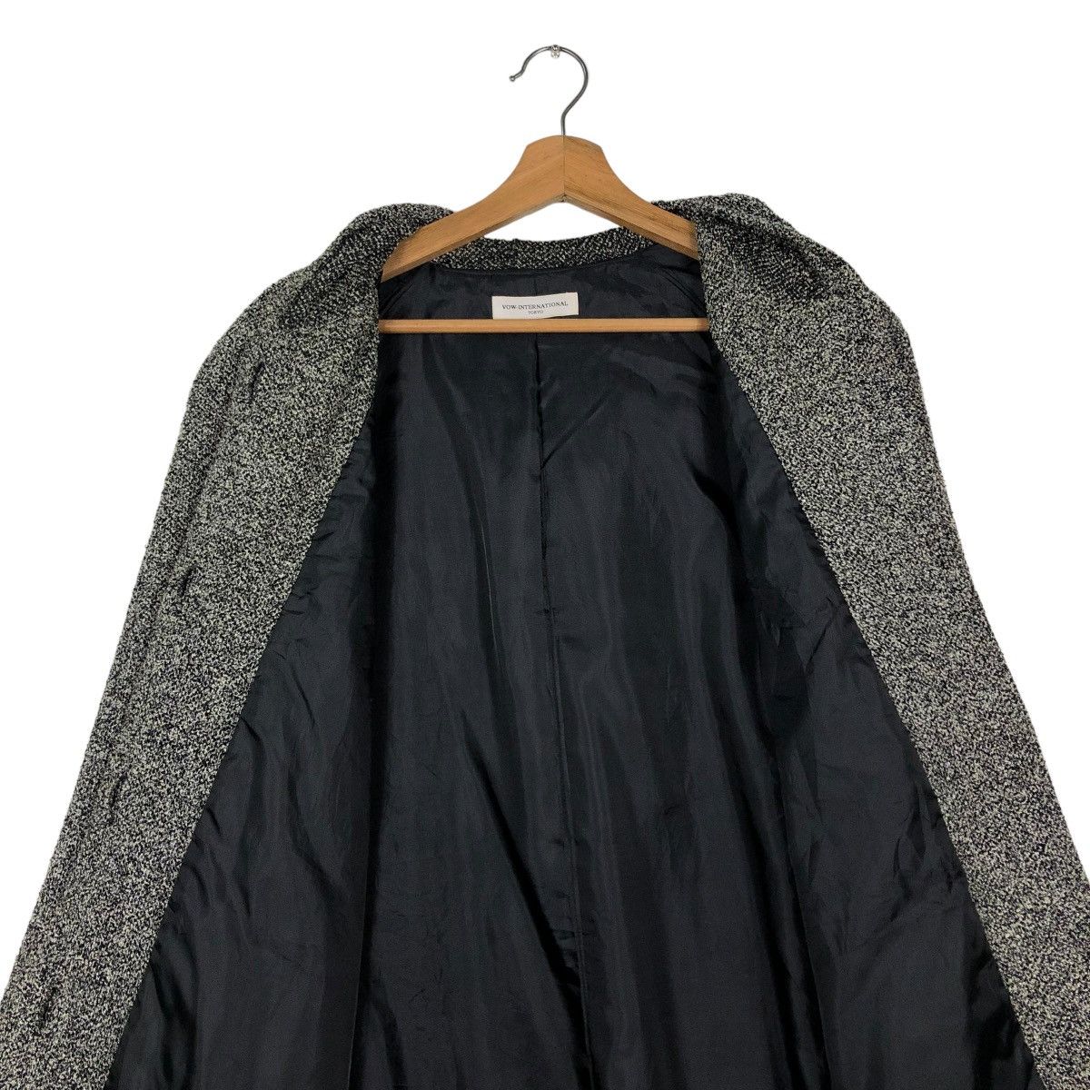 Japanese Brand 🔥RICH GREY LONG JACKET WOOL VOW TOKYO ISSEY MIYAKE Size US L / EU 52-54 / 3 - 16 Thumbnail