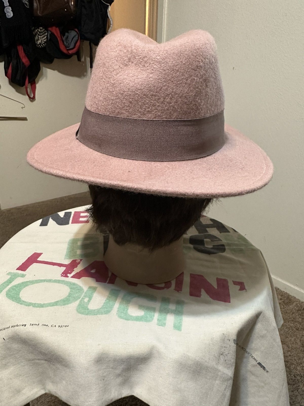 Nordstrom × Vintage Vintage Nordstrom “soft pink” hat 00s Size ONE SIZE - 4 Thumbnail