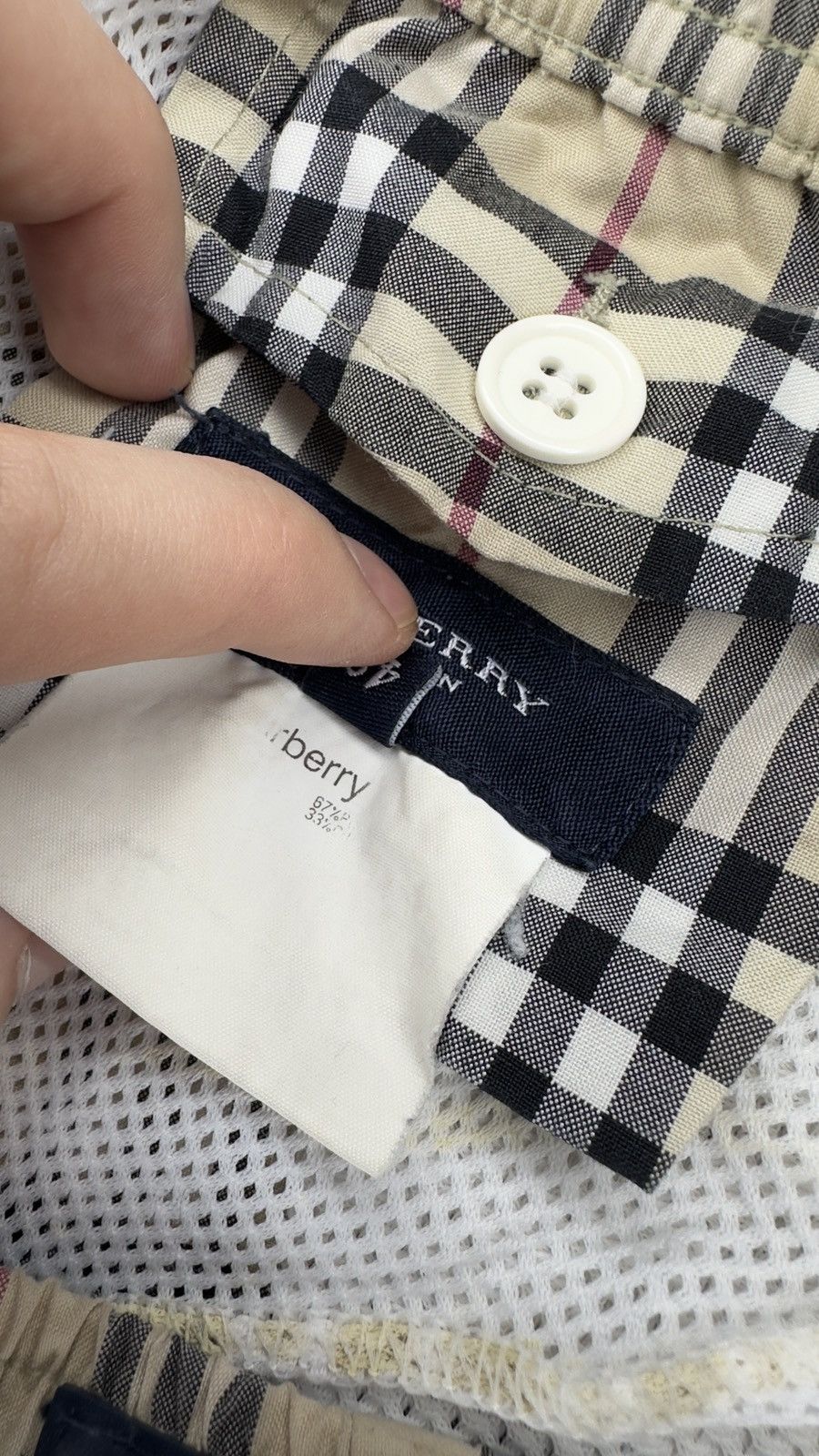 Burberry × Vintage Burberry Sport vintage nova check shorts rare items Size US 40 / EU 56 - 7 Thumbnail
