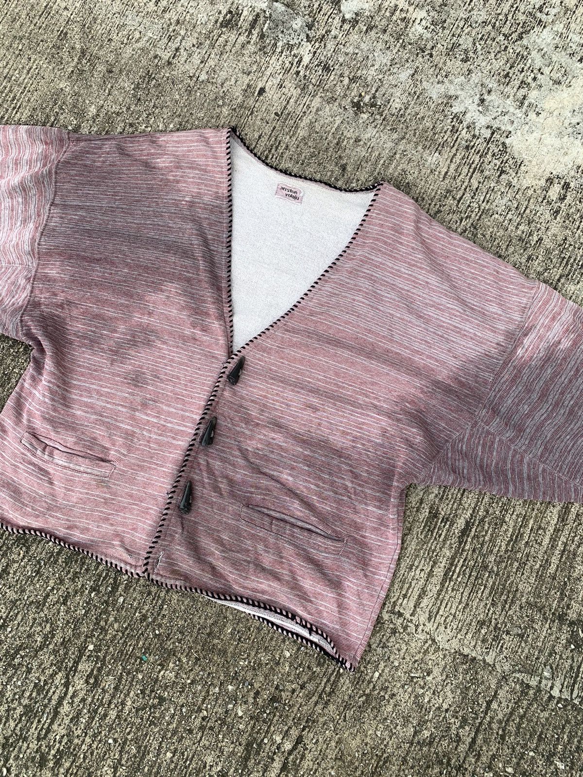 If Six Was Nine Rare 🔥🔥 Arrston volaju contra stitch cardigan Size US M / EU 48-50 / 2 - 5 Thumbnail