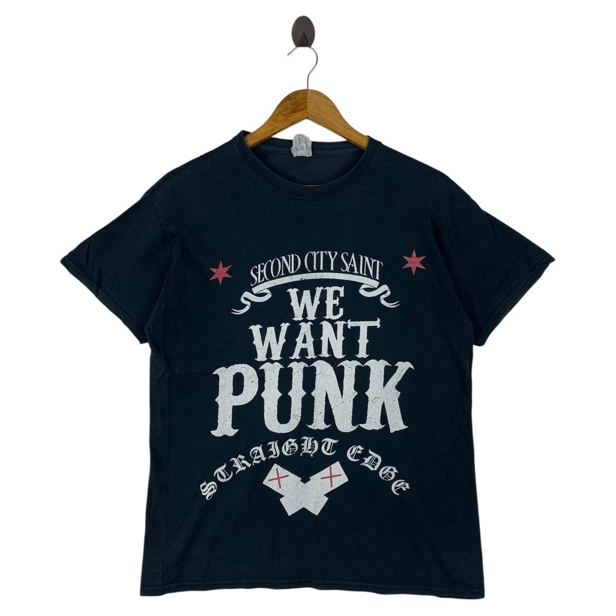 WWE We want CM PUNK Second city saint wrestling WWE tee Size US S / EU 44-46 / 1 - 1 Thumbnail