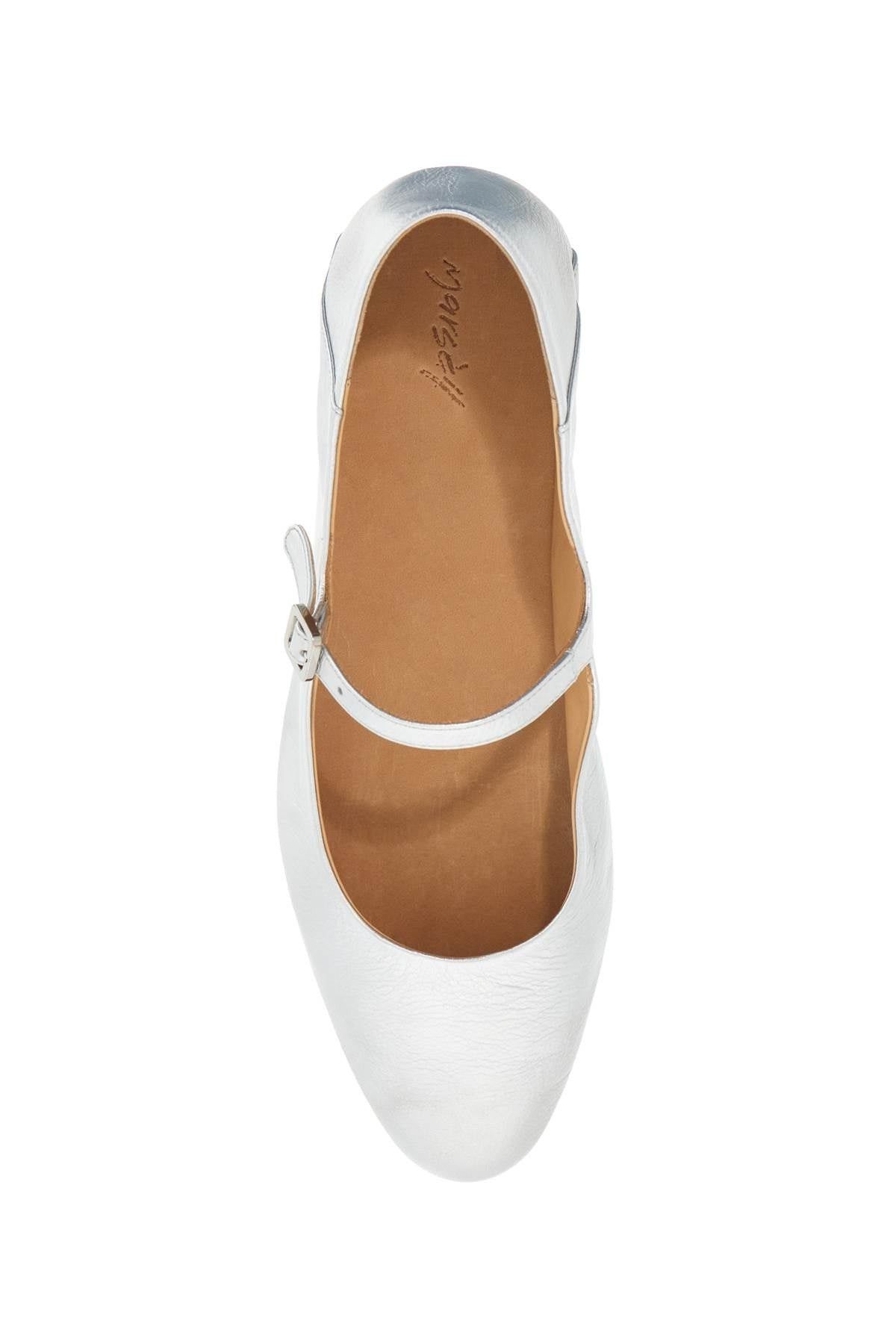 Marsell o1s22i1n1025 Ballerine Train Flats in Silver Size US 7 / IT 37 - 2 Thumbnail