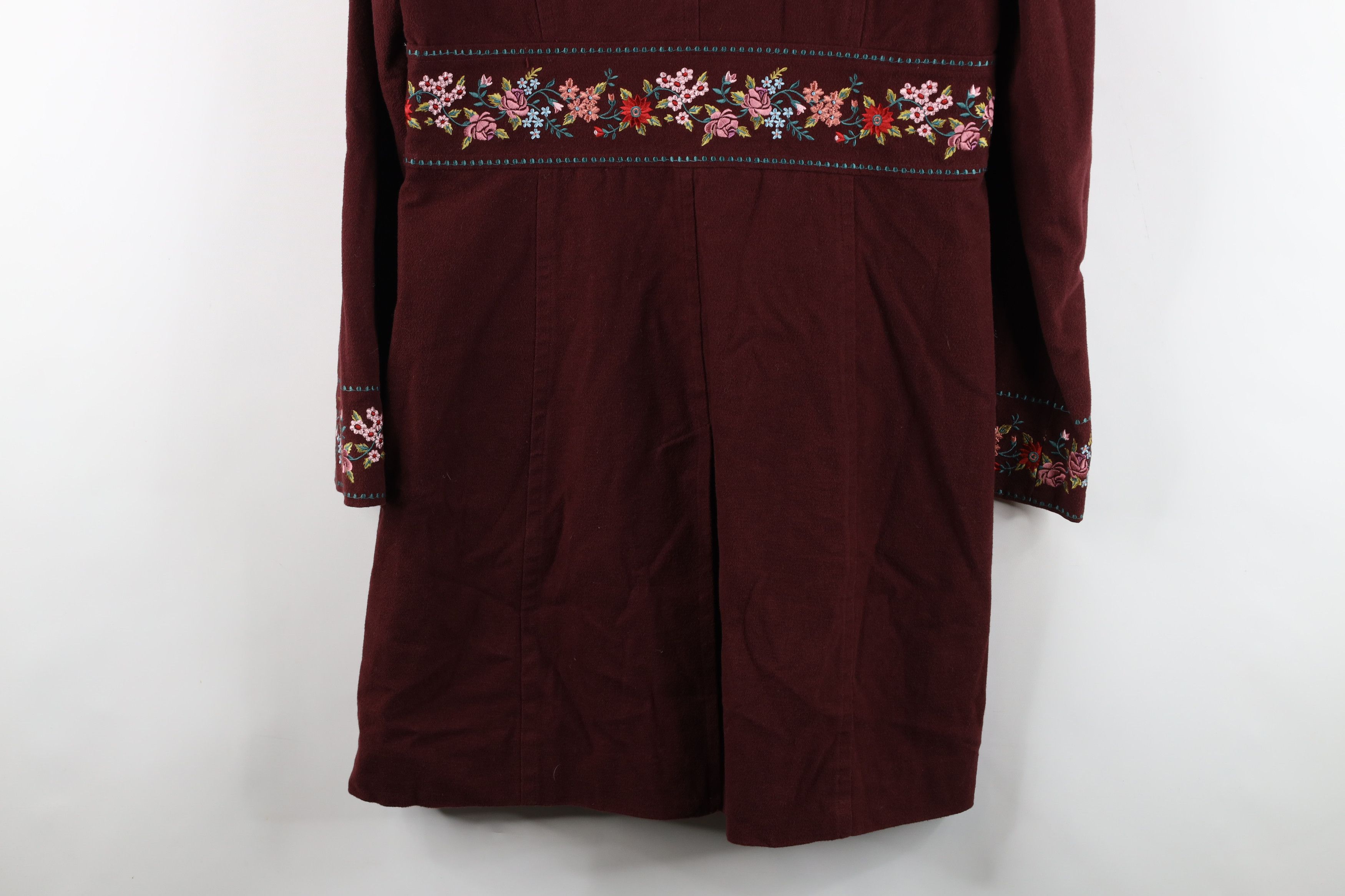 Sleeping On Snow Anthropologie Embroidered Flower Jacket