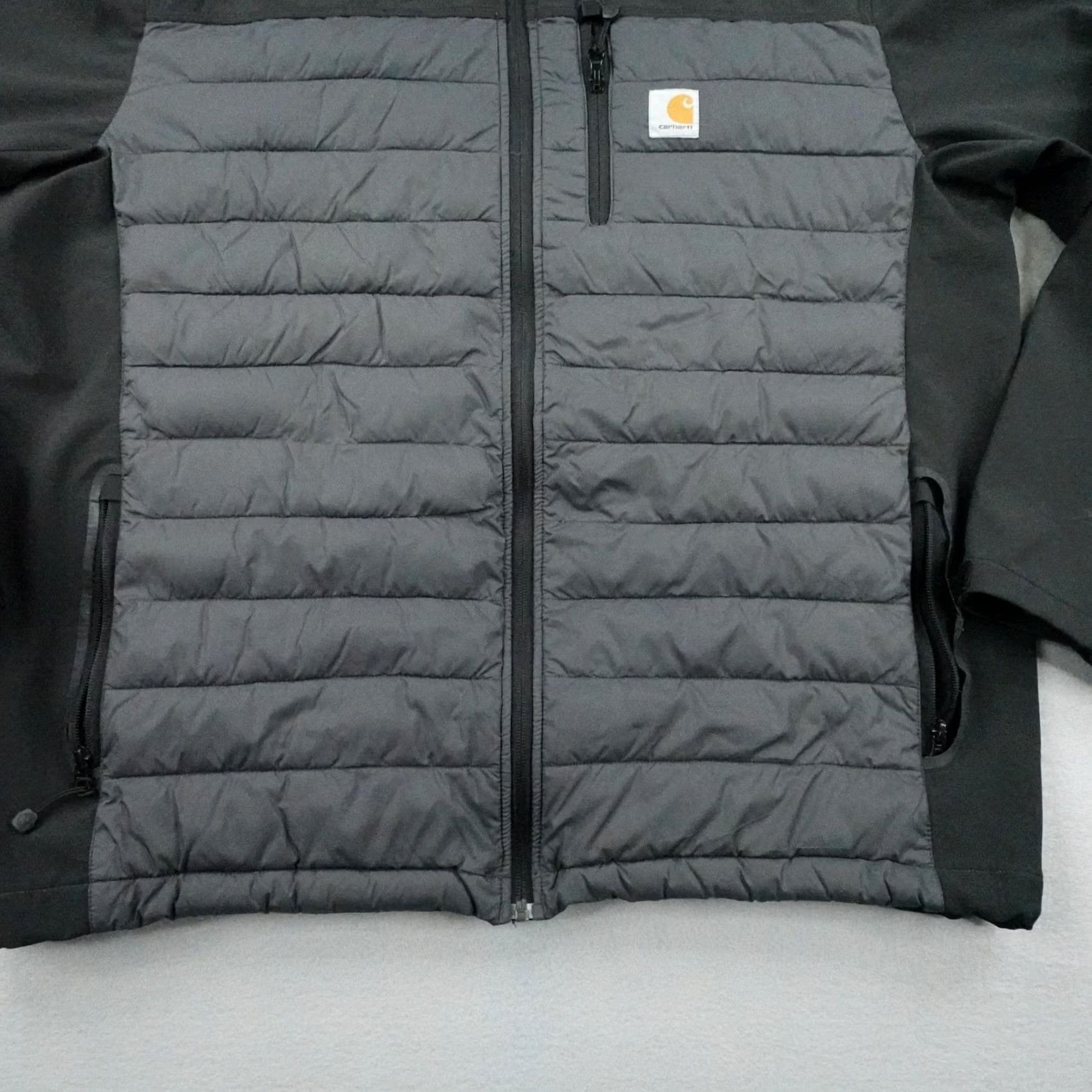 Carhartt Result: Carhartt Jacket Mens XL Gray Puffer Quilted Insulated Removable Coat Full Zip Size US XL / EU 56 / 4 - 5 Thumbnail