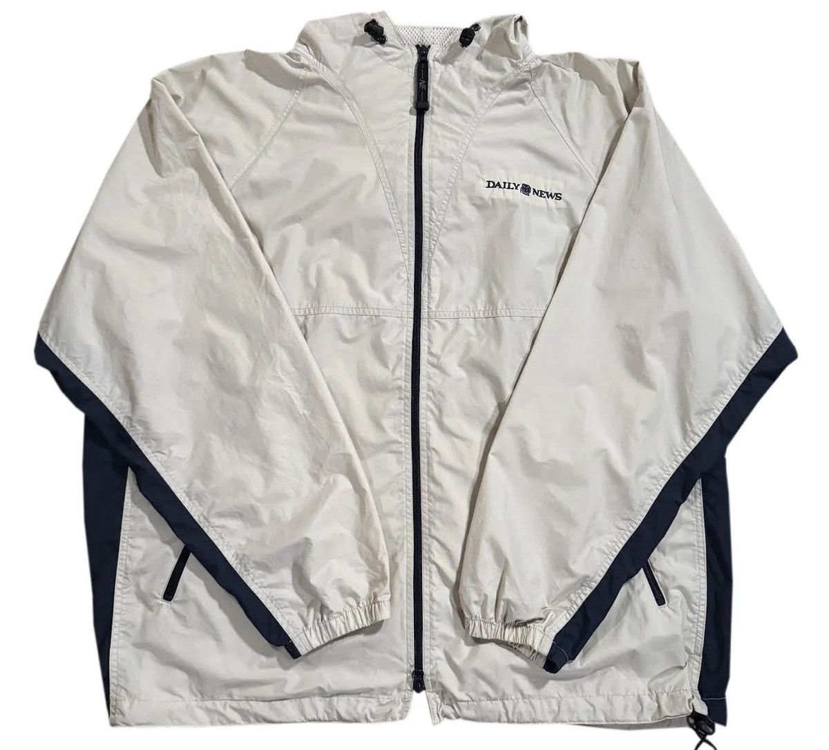 Vintage Vintage Daily News Hooded Windbreaker (Size XL) Size US XL / EU 56 / 4 - 1 Thumbnail