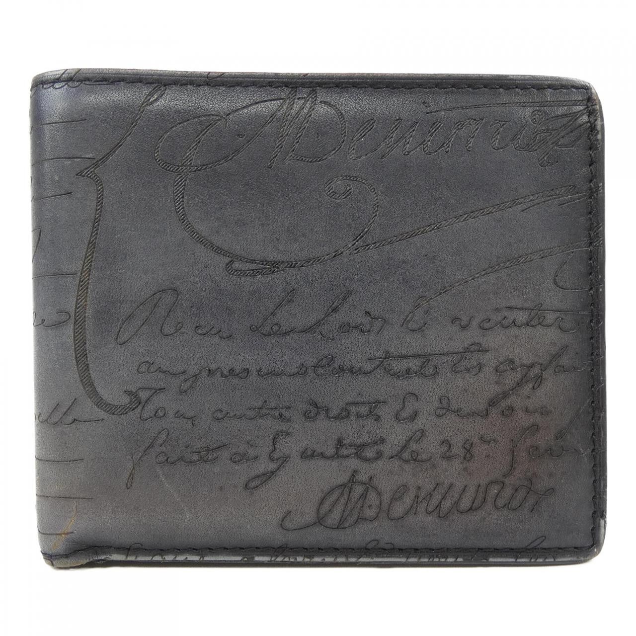 Other Other Berluti Makore Scritto Leather Wallet Leather Short Wallet DUTY FREE for USA Size ONE SIZE - 1 Thumbnail