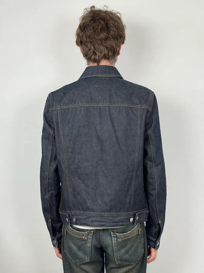 Acne Studios Acne Studios Bla Konst Pass Indigo Navy Brut Denim Jacket Size US M / EU 48-50 / 2 - 3 Thumbnail