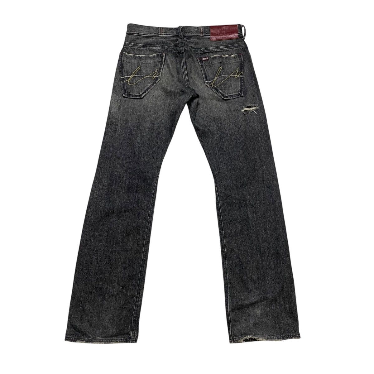 Japanese Brand × Vintage Liberto distressed denim jean Size US 34 / EU 50 - 3 Thumbnail