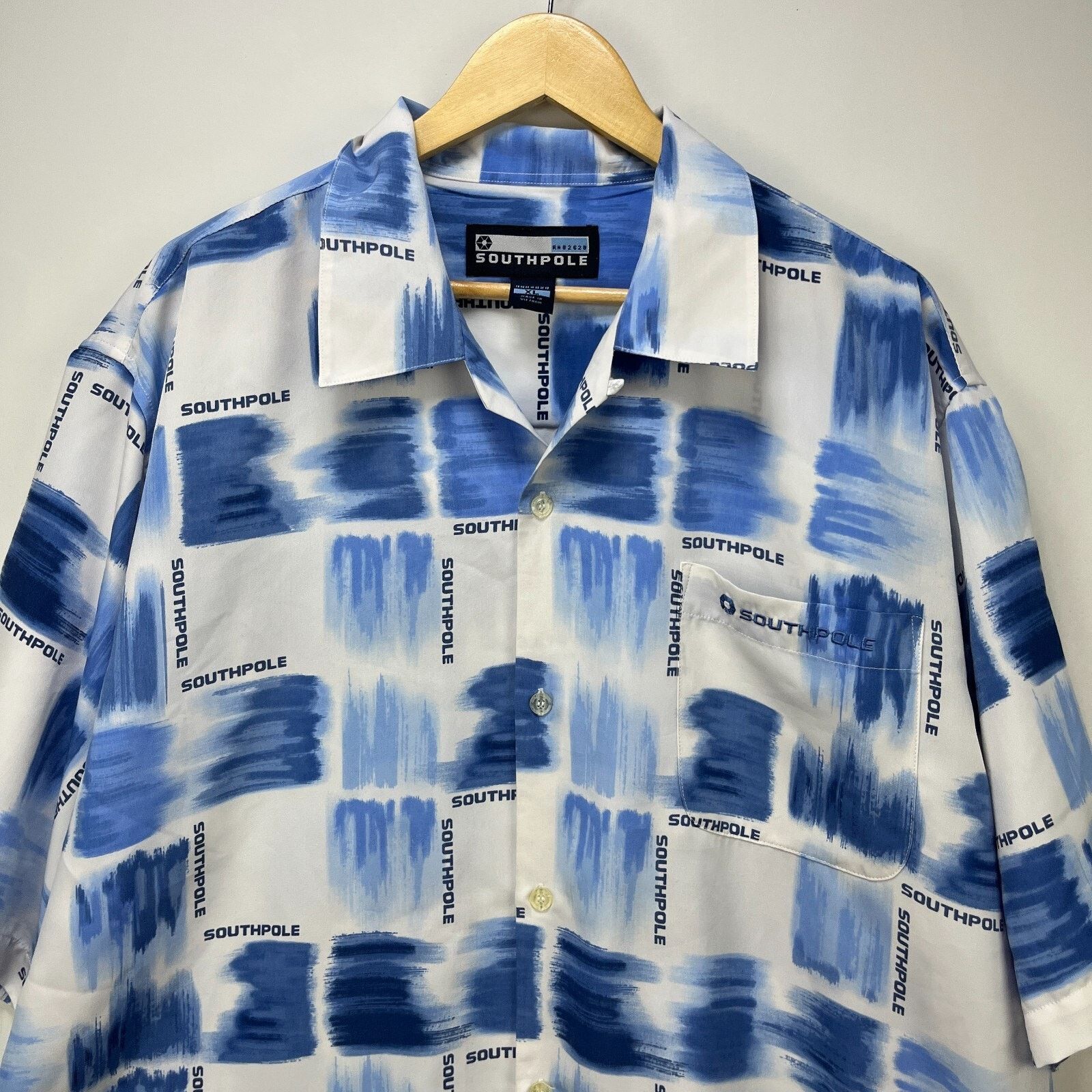 Southpole × Vintage Vintage Southpole Y2K Button-UpShirt XL Baggy Skater Hip Hop Size US XL / EU 56 / 4 - 5 Thumbnail