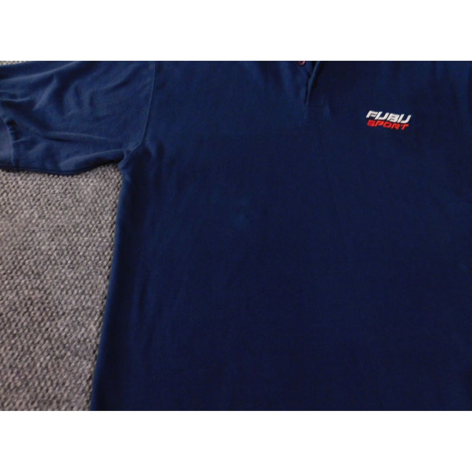 Fubu FUBU Polo Shirt Mens Large Blue Embroidered Knit Cotton Short Sleeve Classic 90s Hip Hop Vintage Style Retro Golf Size US L / EU 52-54 / 3 - 2 Thumbnail