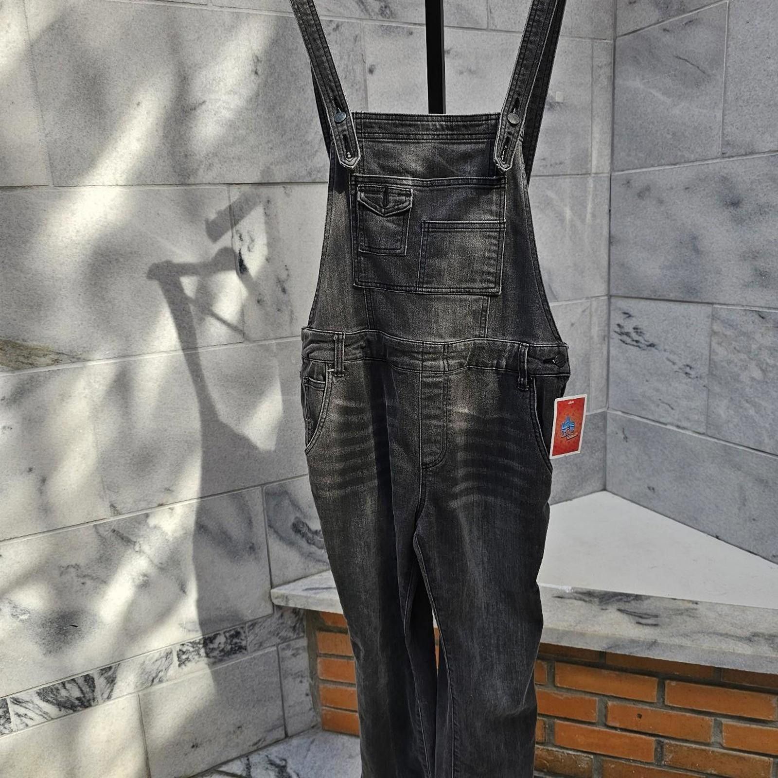 Free People Free People Women's Black Dungarees Overalls Size 30" / US 8 / IT 44 - 2 Thumbnail