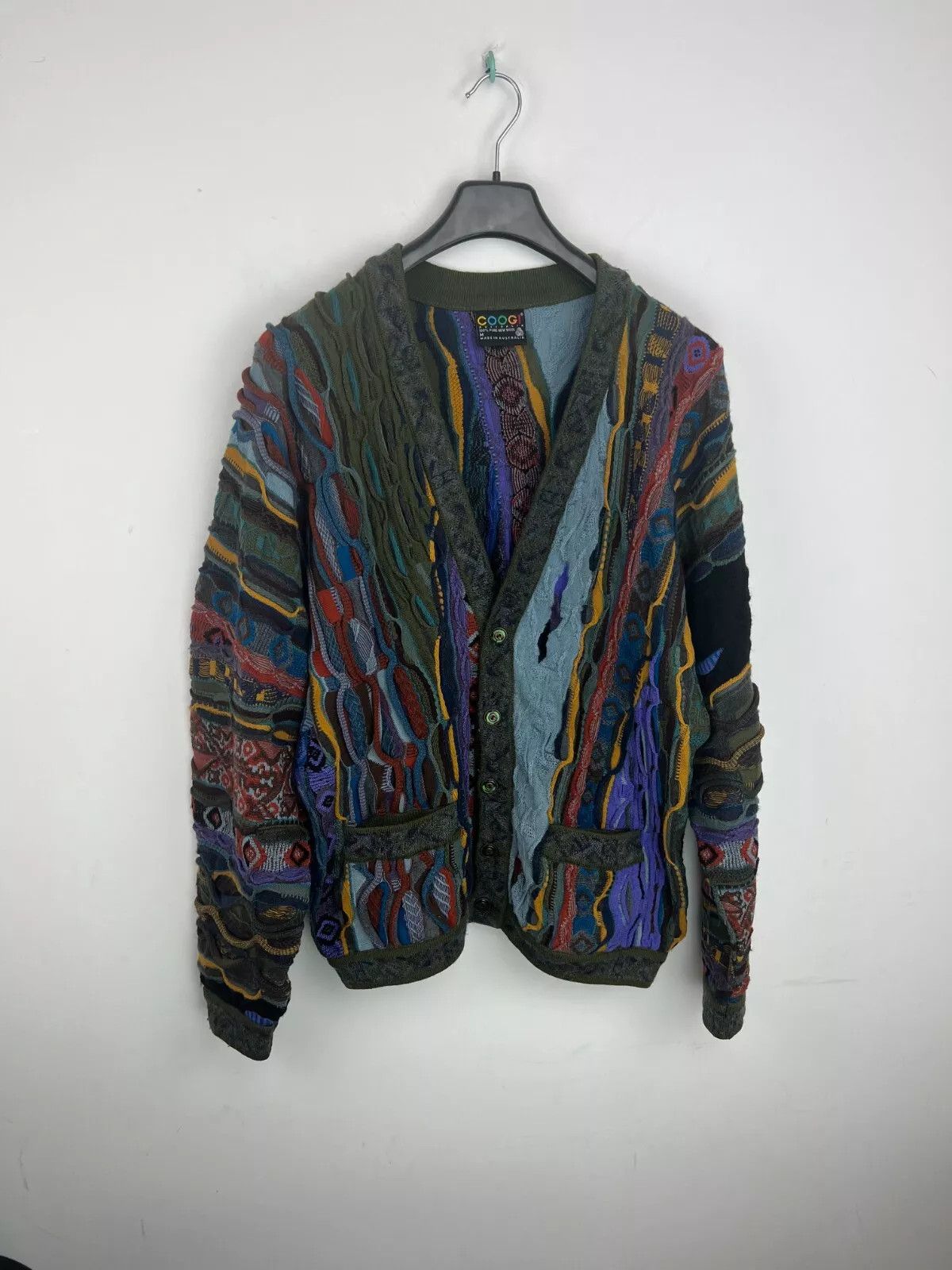 Coogi Vintage COOGI Australia Knit Cardigan Sweater RARE Size M Size US M / EU 48-50 / 2 - 8 Thumbnail