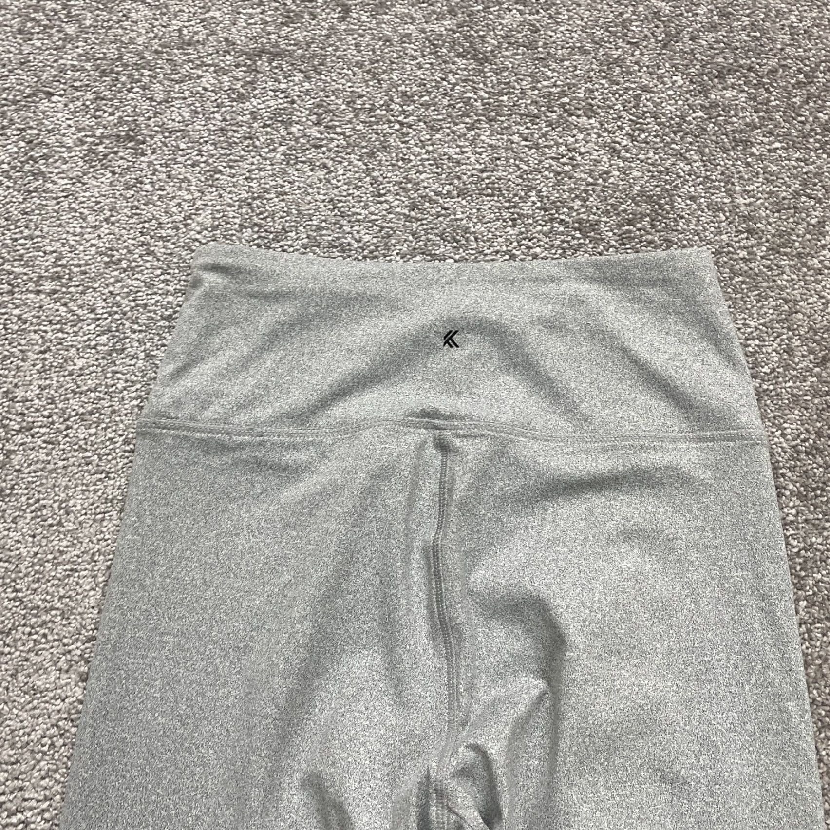 Kyodan VINTAGE Kyodan Compression Leggings Women Small Gray High Rise Pocket Active 24x25.5 Size 28" / US 6 / IT 42 - 3 Thumbnail
