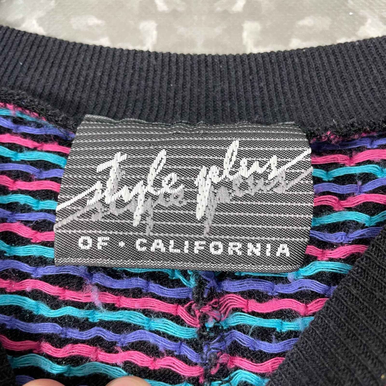 Vintage Style Plus Vintage 80's Black Polka Dot Sweater - One Size Size ONE SIZE - 5 Thumbnail