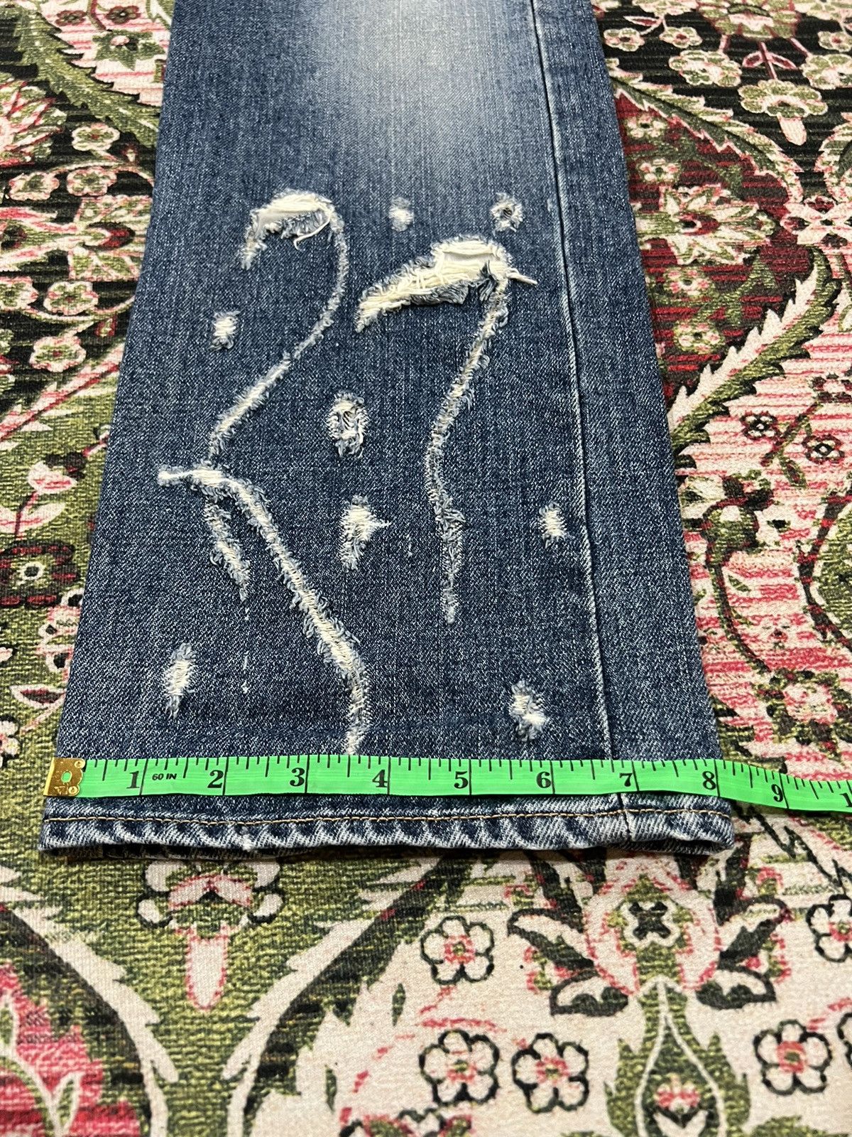 Japanese Brand × Takeo Kikuchi VTG TAKEO KIKUCHI DISTRESSED JEANS VERY RARE Size US 32 / EU 48 - 15 Thumbnail