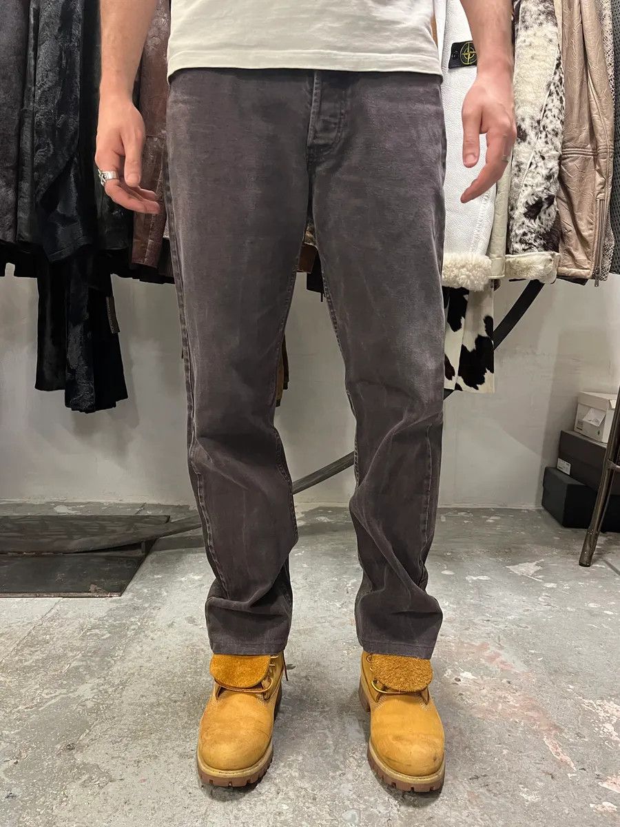Armani × Vintage 1990s Armani Faded Brown Denim Jeans Size US 32 / EU 48 - 3 Thumbnail