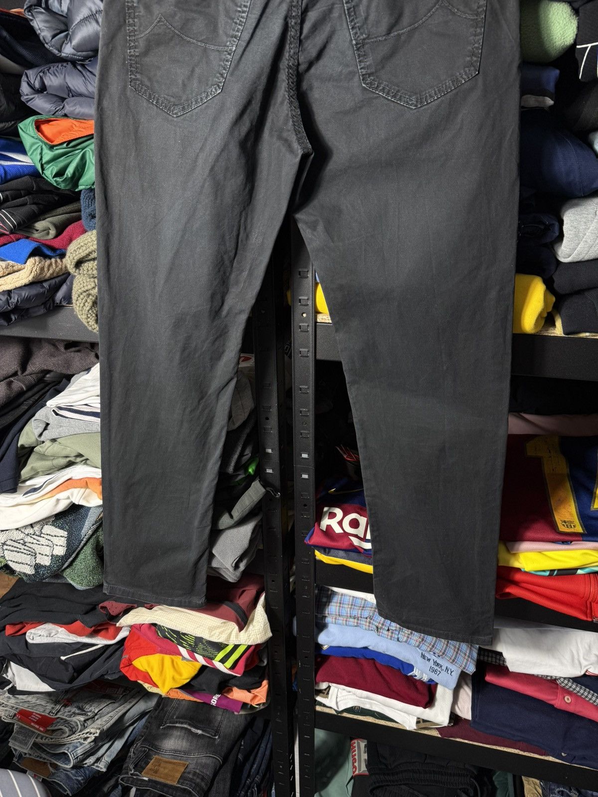 Jacob Cohen Jacob Cohen Handmade Jeans W31 Black Slim Fit Stretch Size US 31 - 3 Thumbnail