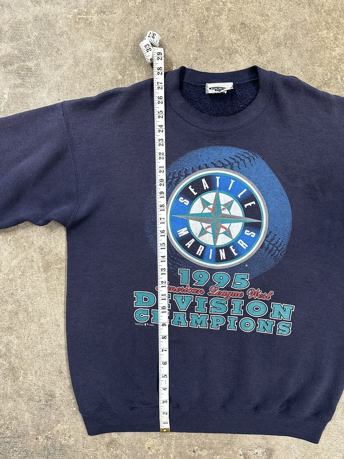 Lee Vintage 90s Lee Seattle Mariners Division Champs Sweatshirt Size US XL / EU 56 / 4 - 16 Thumbnail