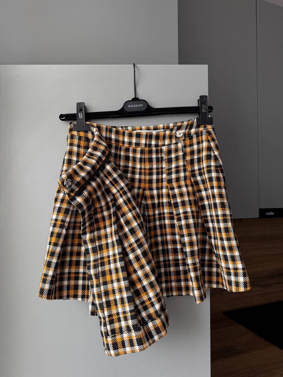 Alexander McQueen Alexander McQueen MCQ Mini Check Skirt Size 27" / US 4 / IT 40 - 5 Thumbnail