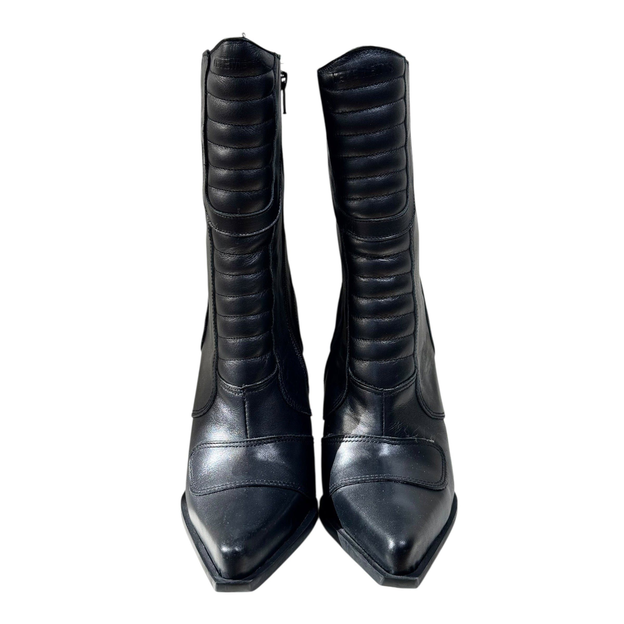 Vetements Vetements x New Rock Quilted Leather Ankle Boots Size US 8 / IT 38 - 2 Thumbnail