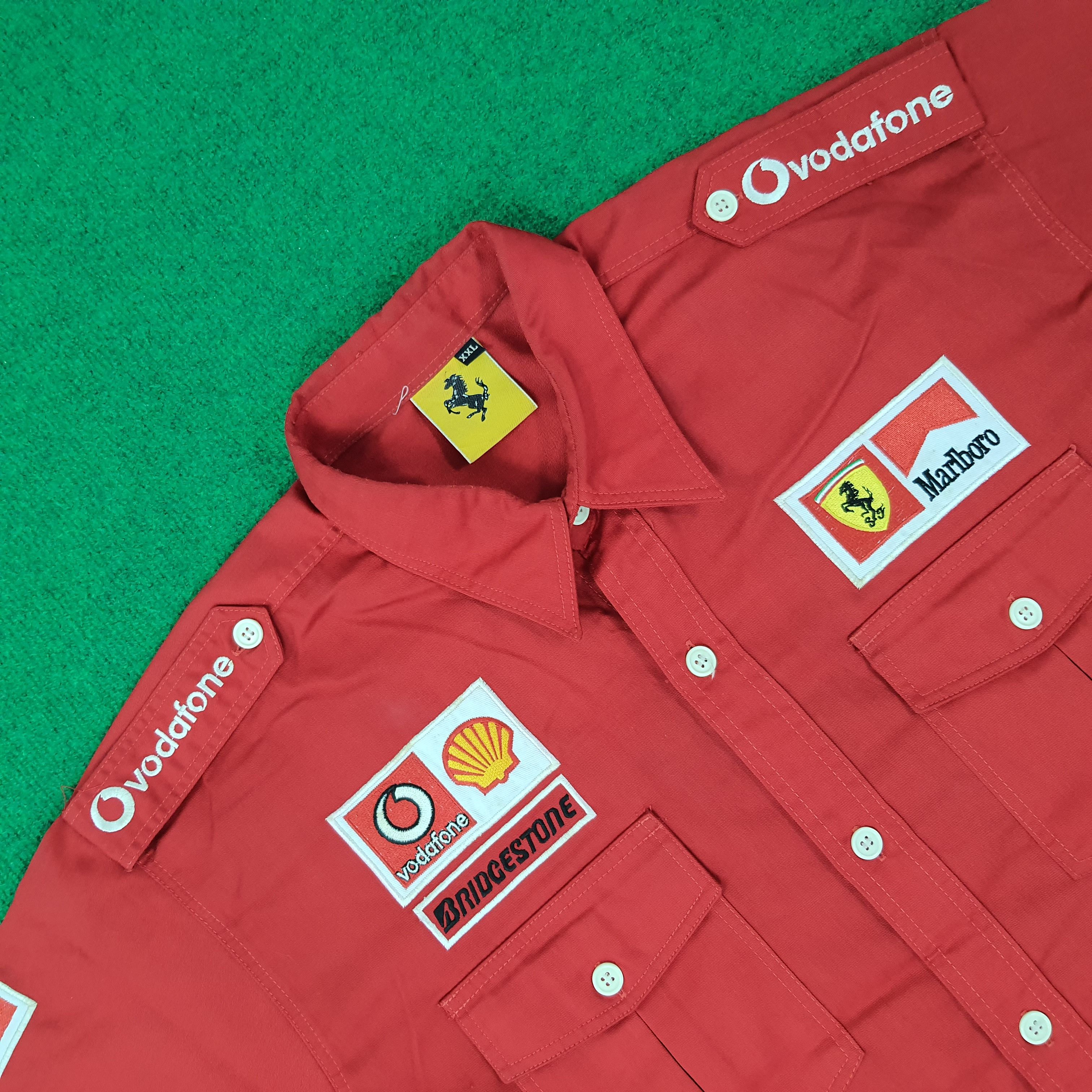 Ferrari Vintage Ferrari Racing Motorsports Button Up Shirt C259N13 Size US L / EU 52-54 / 3 - 4 Thumbnail
