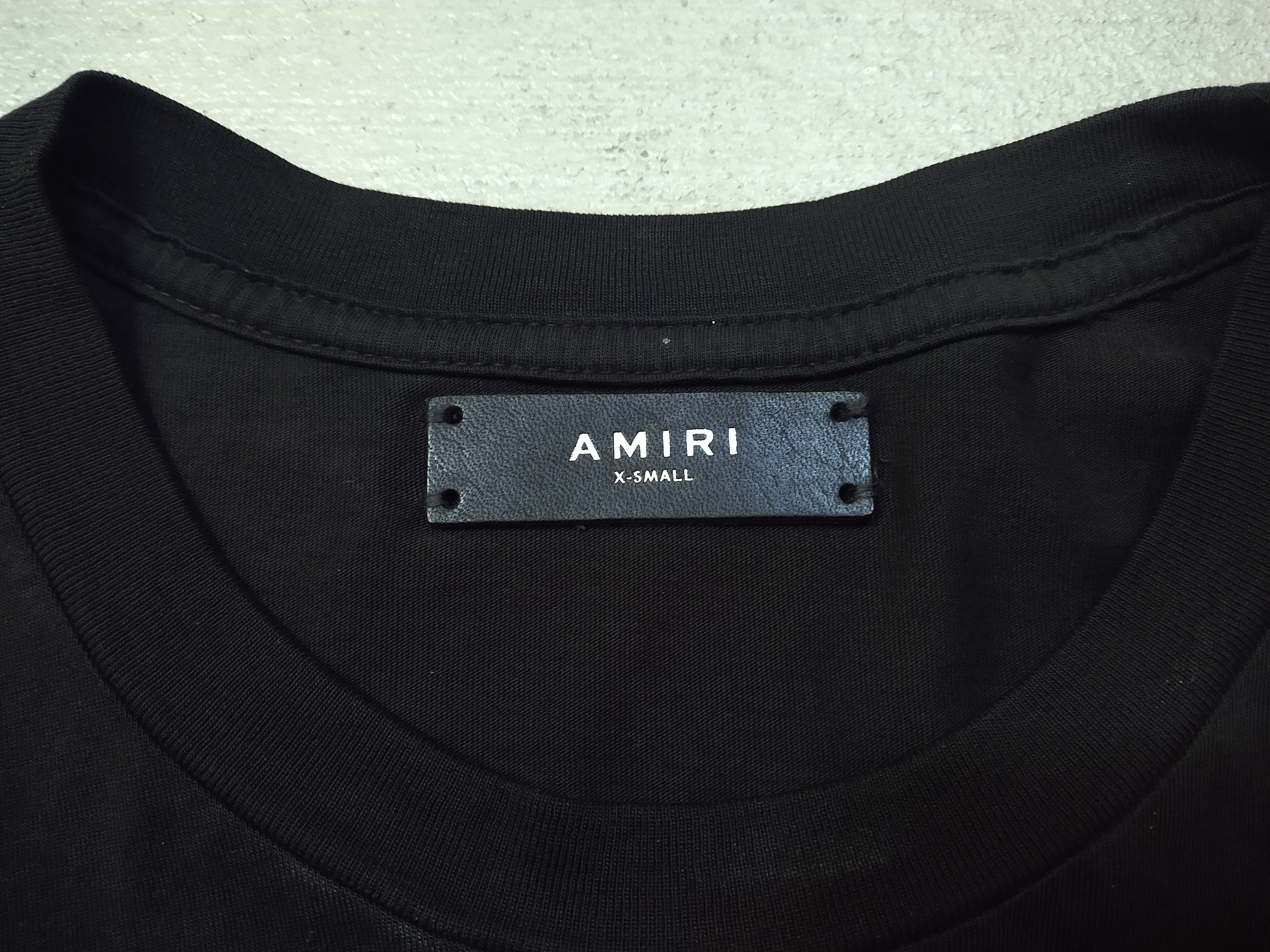 Amiri Amiri Dreamer Tshirt Size XS Black Flowers Short Sleeve Mike Size US XS / EU 42 / 0 - 5 Thumbnail