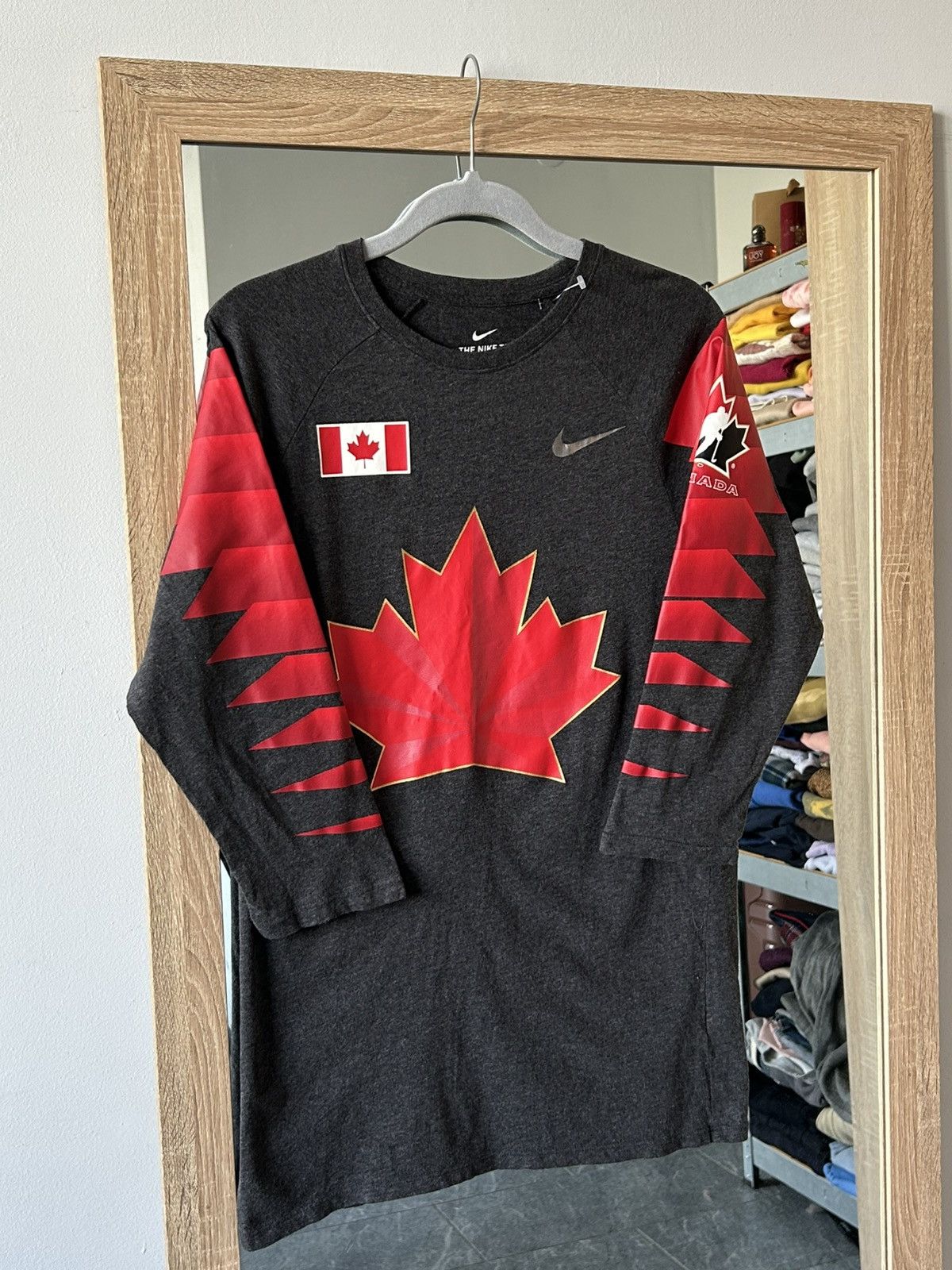 Nike Vintage tee longsleeve Nike canada hokey jersey team medium Size US M / EU 48-50 / 2 - 2 Thumbnail