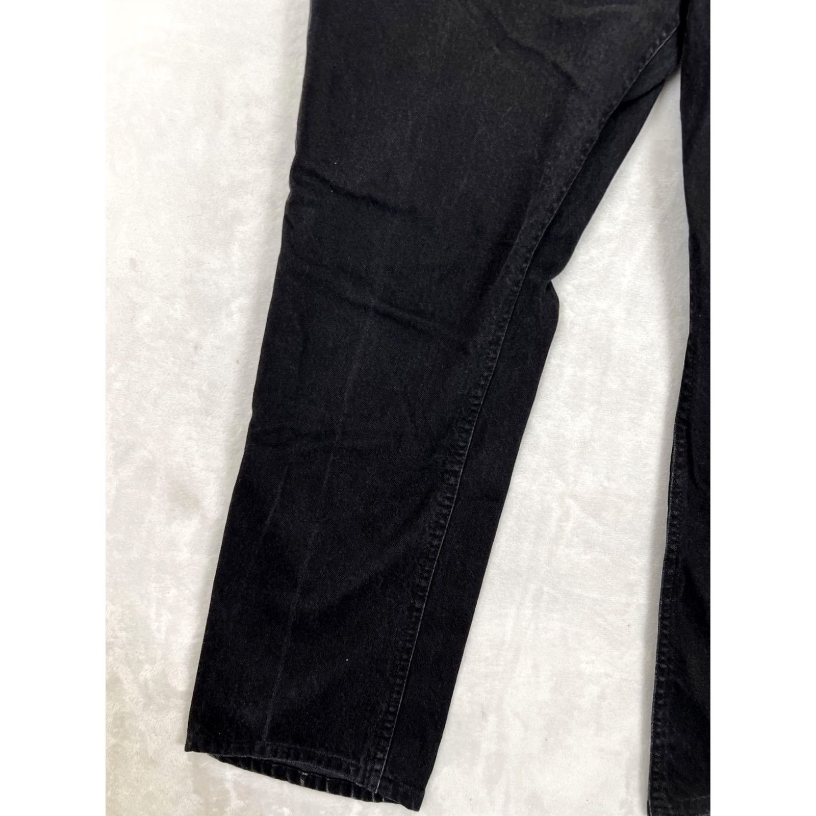 Lee VINTAGE Lee Jeans Mens 38x30 Black Regular Fit Straight Leg Denim USA 90s Size US 38 / EU 54 - 3 Thumbnail