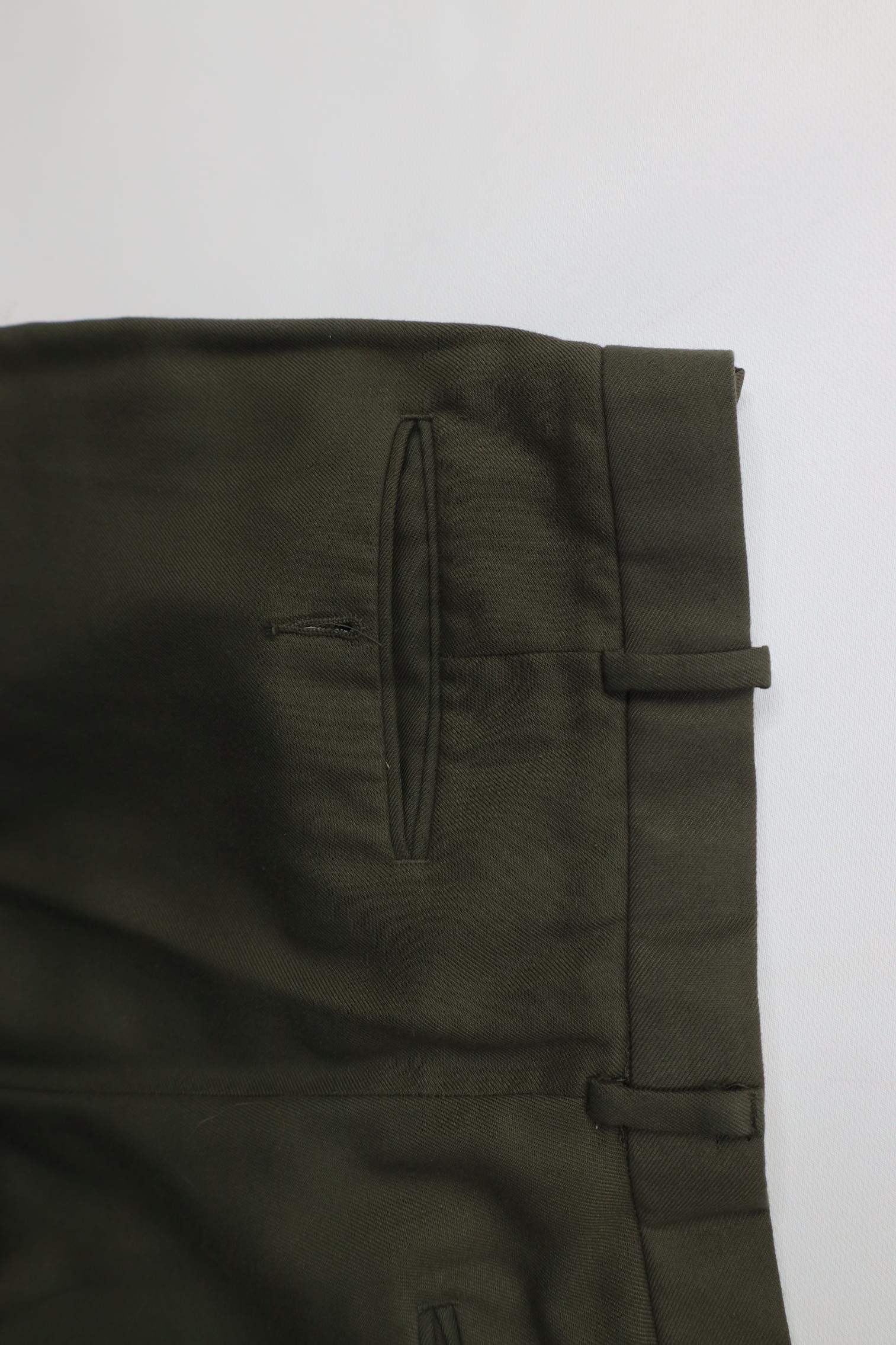 Vintage Vintage 90s Streetwear Gabardine Blend Knit Chino Pants Size US 31 - 13 Thumbnail