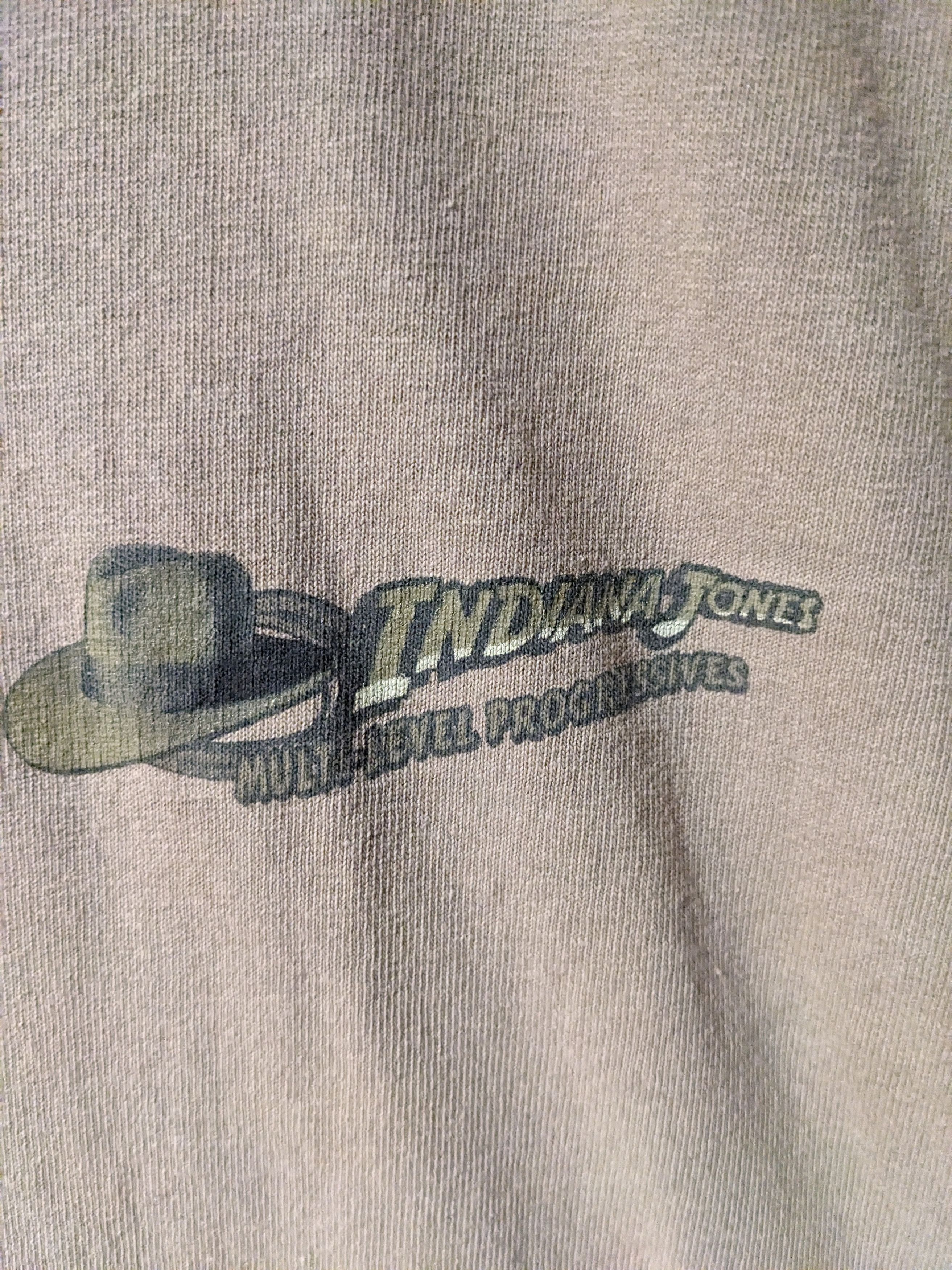 Vintage Vintage Indiana Jones Fortune & Glory Multi-Level T-Shirt Size US XL / EU 56 / 4 - 6 Thumbnail