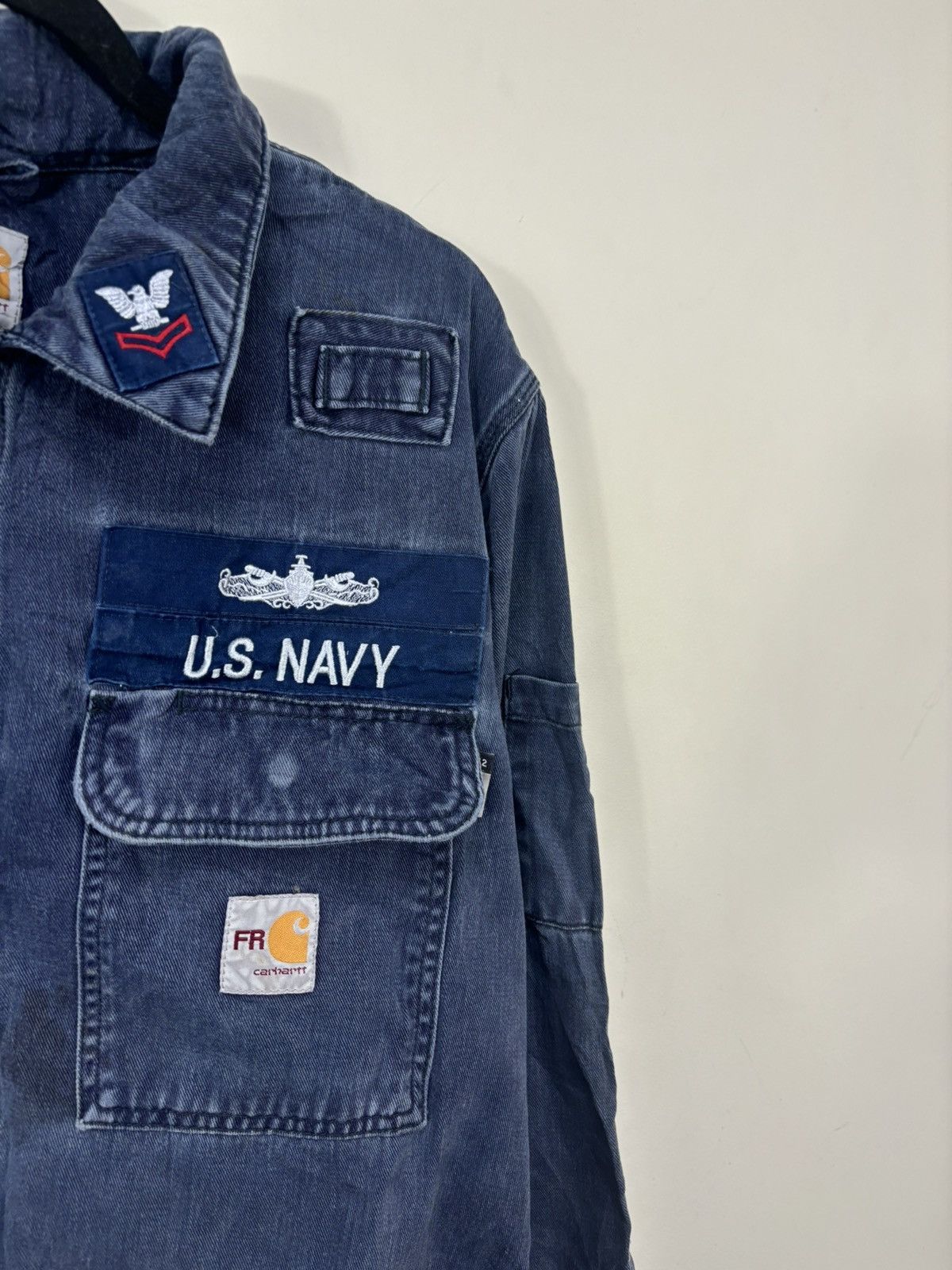 Carhartt Vintage Carhartt Flame Resistant U.S. Navy Cropped Jacket Size US L / EU 52-54 / 3 - 5 Thumbnail