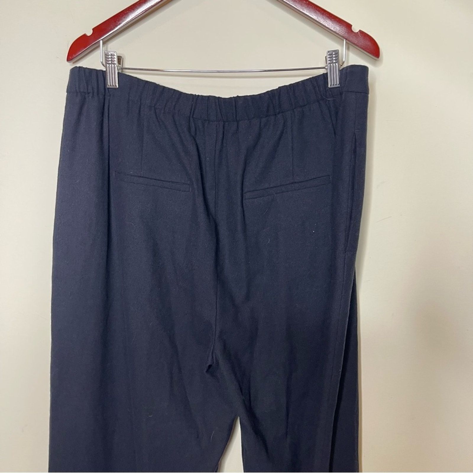 Vince NWT VINCE FLANNEL PULL ON PANT in BLACK SZ XL Size 32" / US 10 / IT 46 - 6 Thumbnail