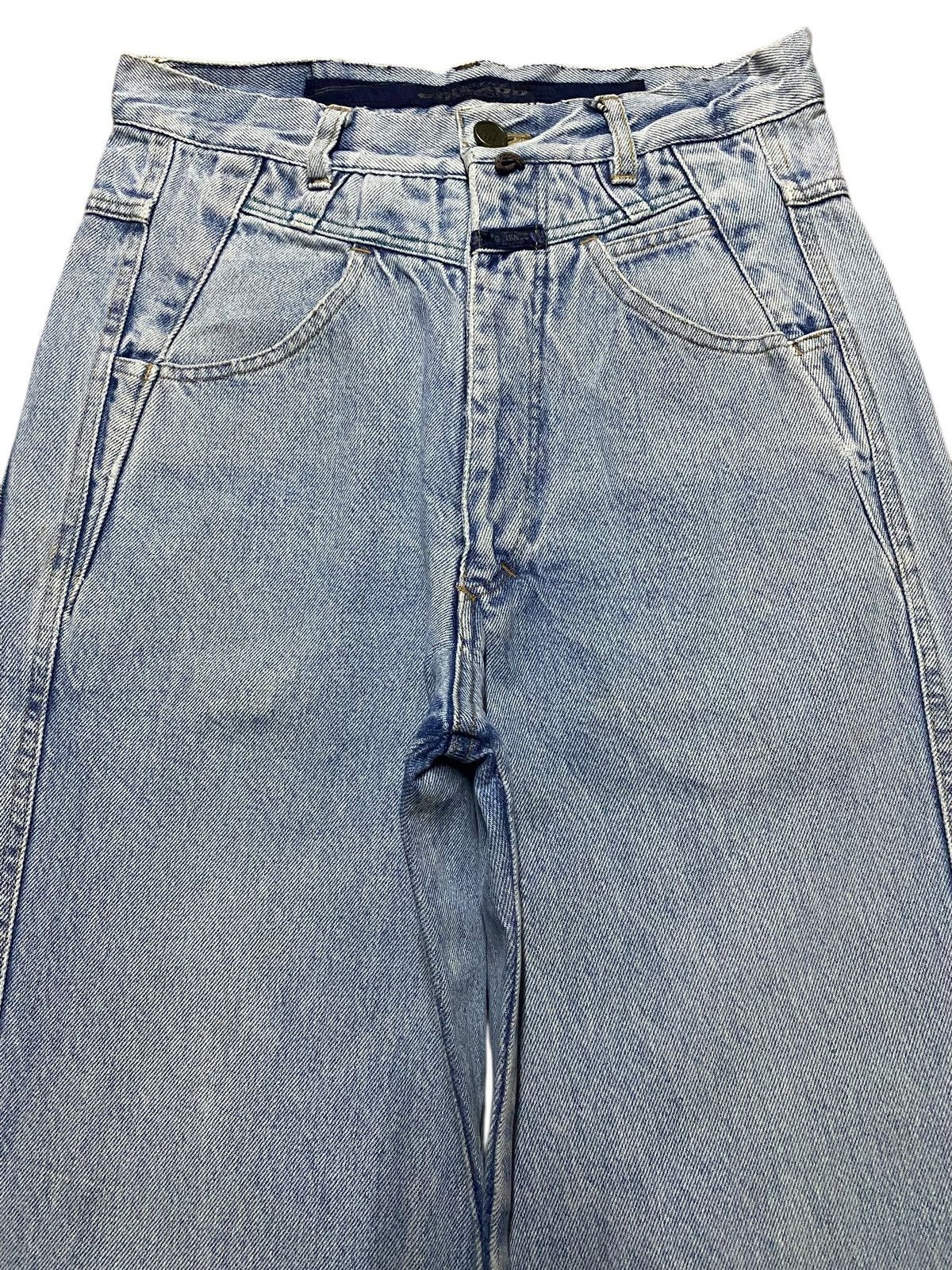 Marithe + Francois Girbaud Vintage amrithe francois Girboud Light Wash Tapered Leg Jean Size US 28 / EU 44 - 3 Thumbnail