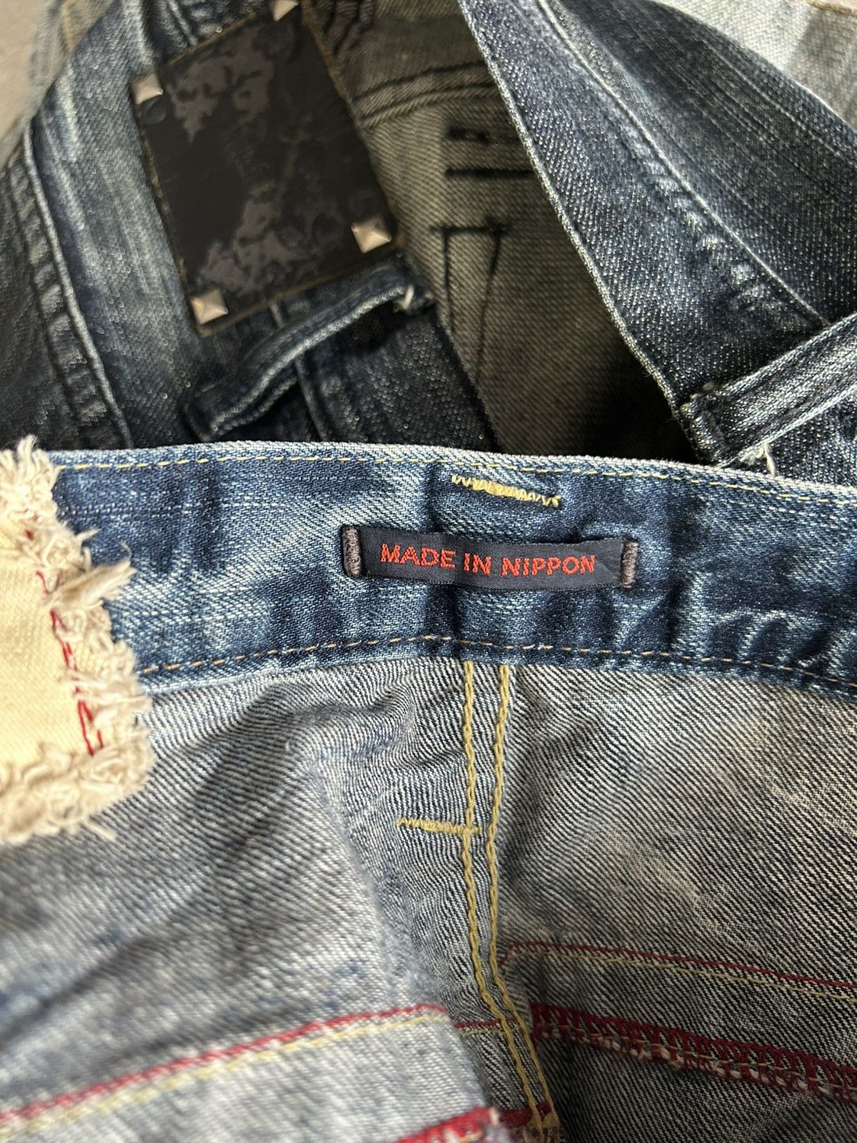 Tornado Mart Blue Way Flared Asidwash Jeans Size US 32 / EU 48 - 12 Thumbnail