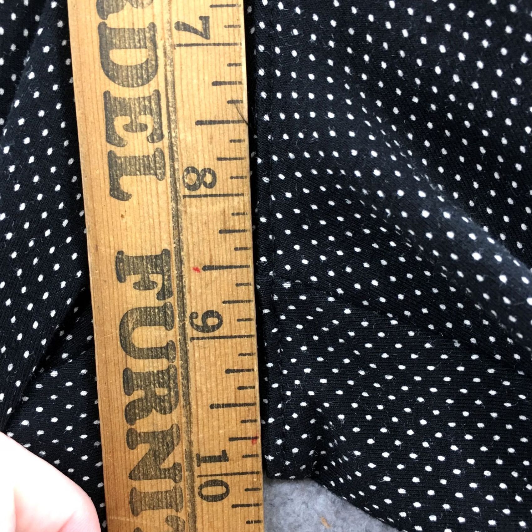 Old Navy Old Navy Leggings Womens XS Black Polka Dots Mid Rise Pull On NEW Size 26" / US 2 / IT 38 - 6 Thumbnail
