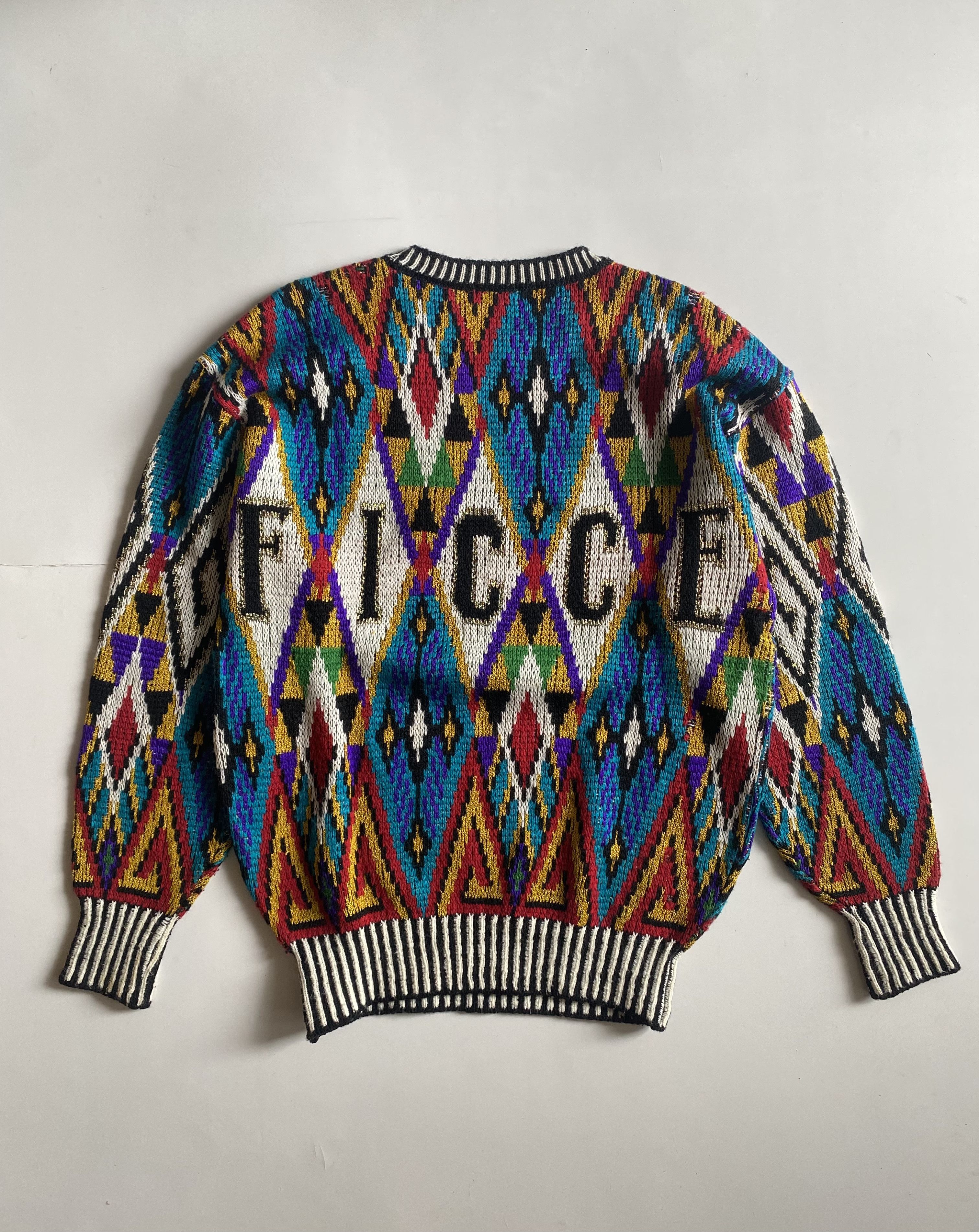 Japanese Brand × Vintage × Yoshiyuki Konishi Yoshiyuki Konishi Distressed Vintage Knit Size US M / EU 48-50 / 2 - 2 Thumbnail