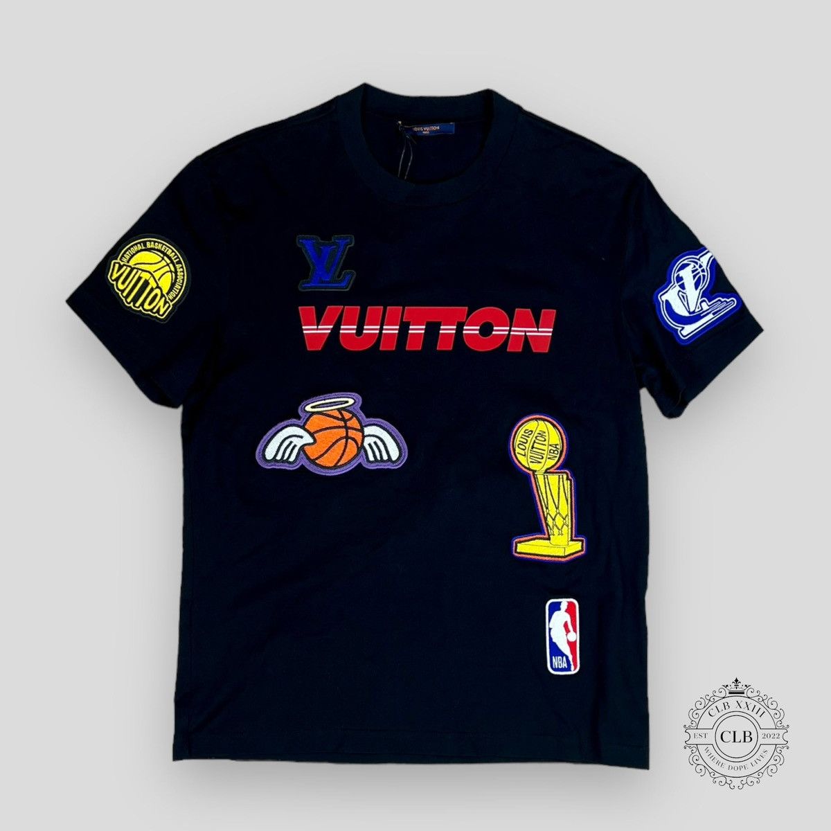 Louis Vuitton × NBA LOUIS VUITTON X NBA MULTI LOGO T-SHIRT Size US XL / EU 56 / 4 - 1 Thumbnail