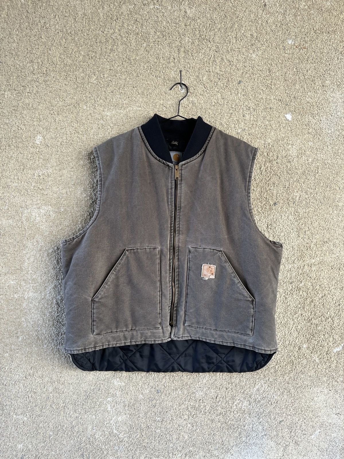Carhartt Classic Vest Jacket XL Distressed Vintage
