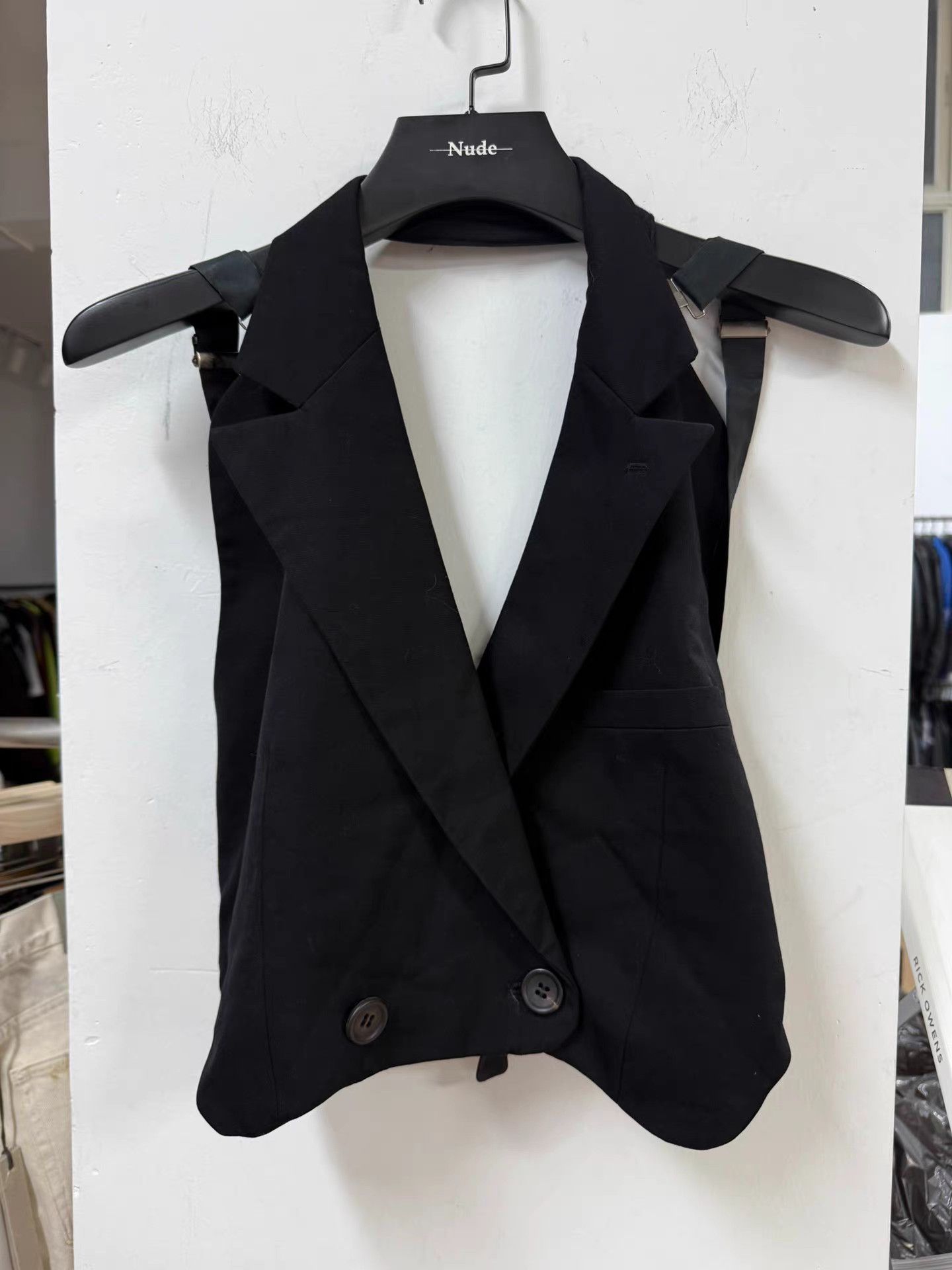 Issey Miyake Issey miyake Main Line Wool Fake Collar Vest K20 Size S / US 4 / IT 40 - 2 Thumbnail