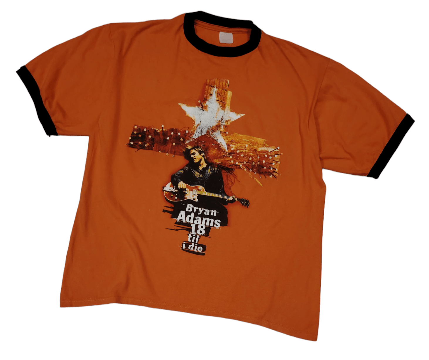 Band Tees × Vintage Vintage 90s Bryan Adams ring t shirt Size US L / EU 52-54 / 3 - 1 Thumbnail
