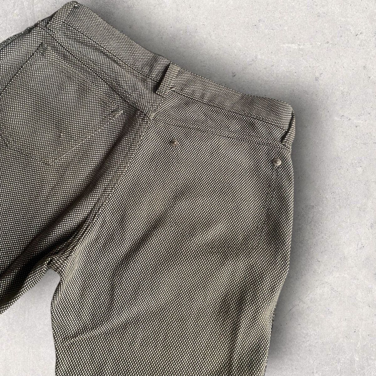 Number (N)ine Vintage SS00 “Extra Heavy” Inside Out Jacquard Denim Size US 28 / EU 44 - 4 Thumbnail
