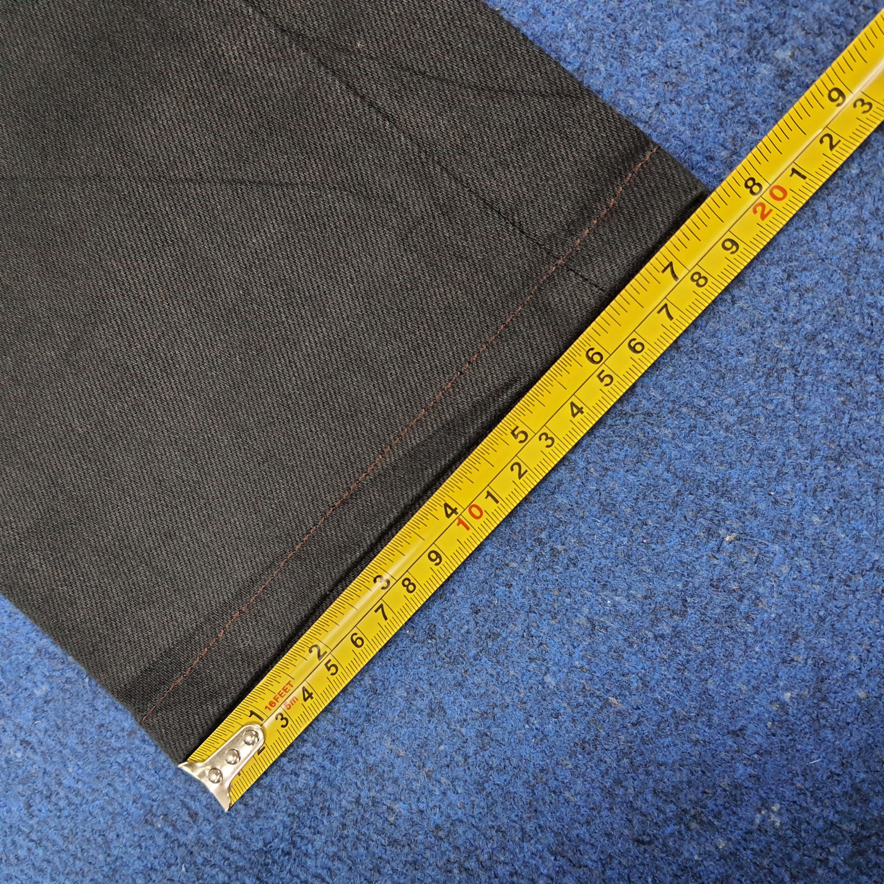 Japanese Brand Vintage Abordage Japan Skull Gothic Selvedge Pants C280N6 Size US 31 - 16 Thumbnail