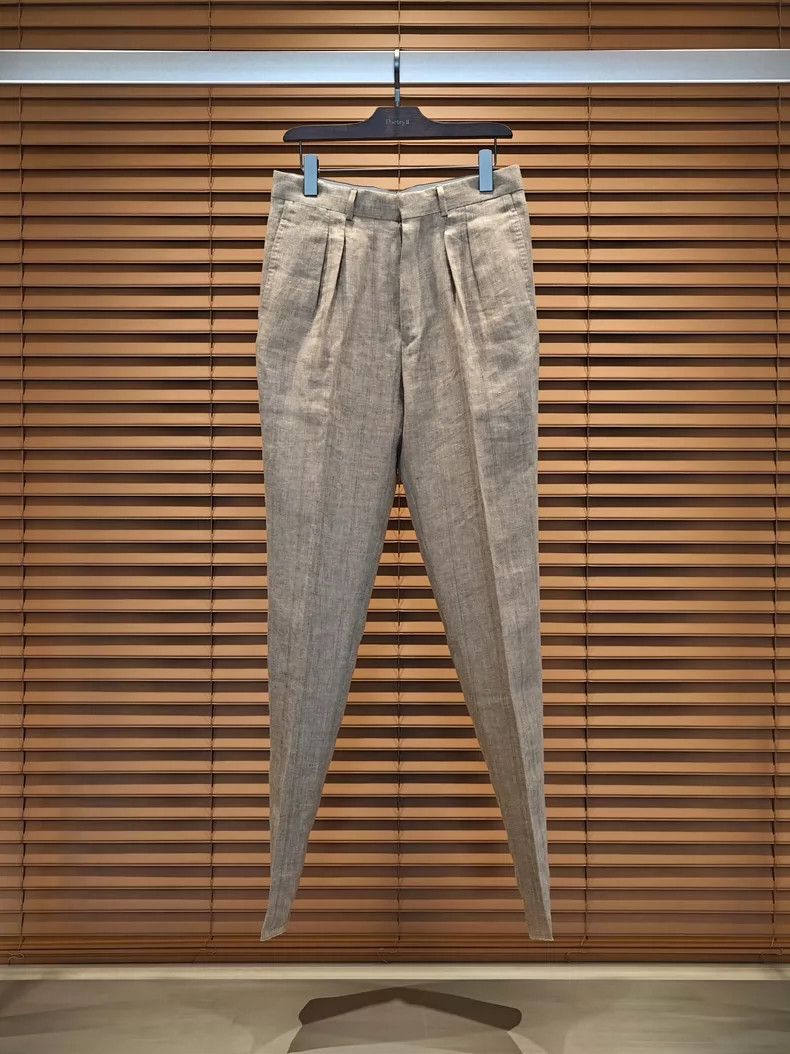 Loro Piana LORO PIANA Flax trousers Size US 30 / EU 46 - 1 Thumbnail