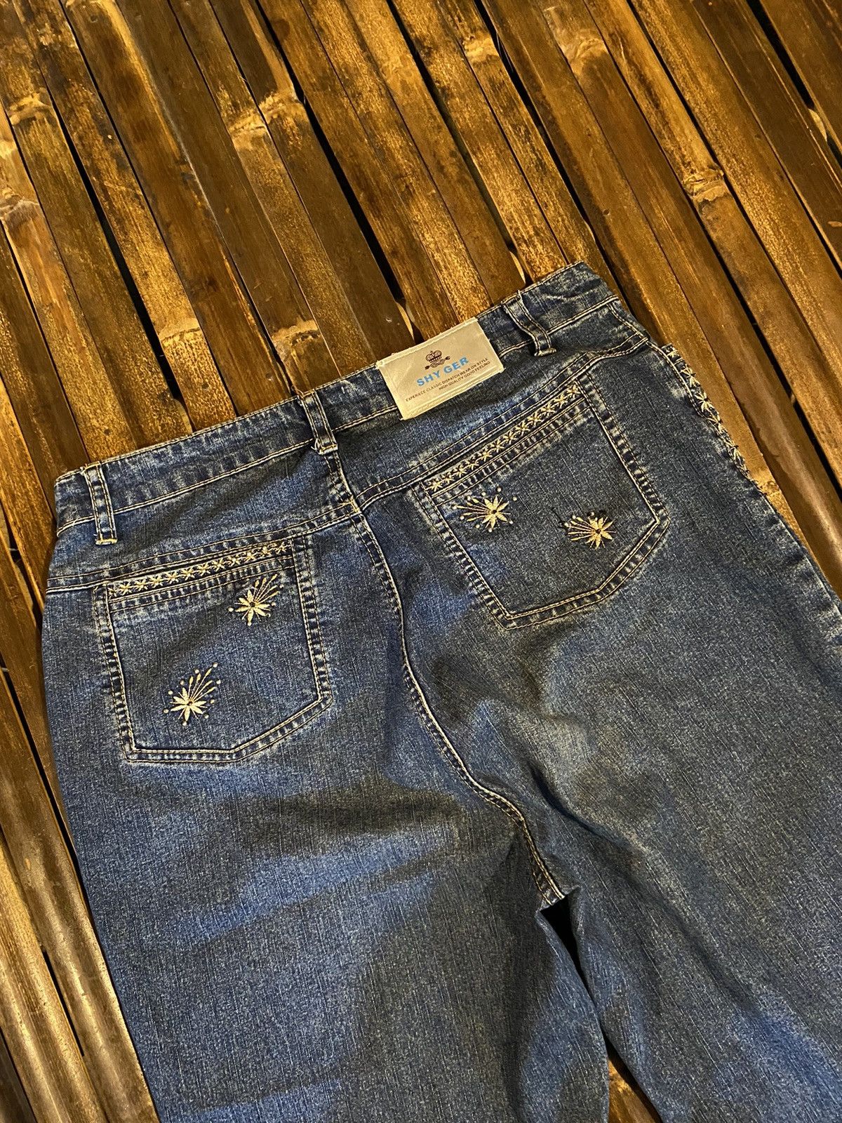 Japanese Brand SHY GER DENIM PANTS Size 30" / US 8 / IT 44 - 4 Thumbnail